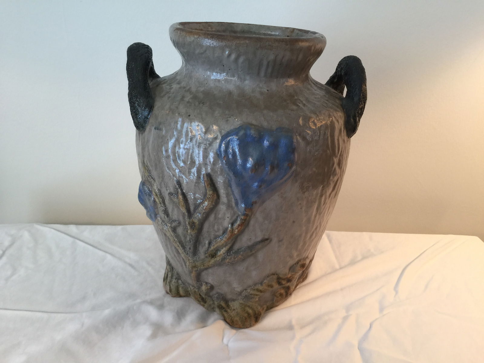 Vintage Stoneware Vase (1 of 4)