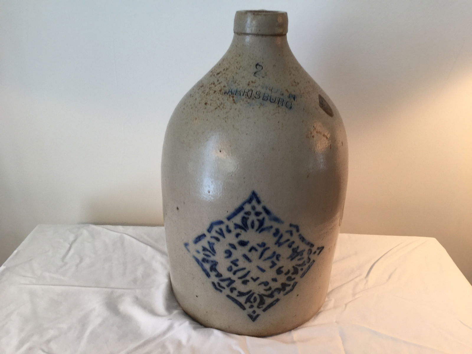 FH Cowden Cobalt Decorated Snowflake Jug (1 of 5)