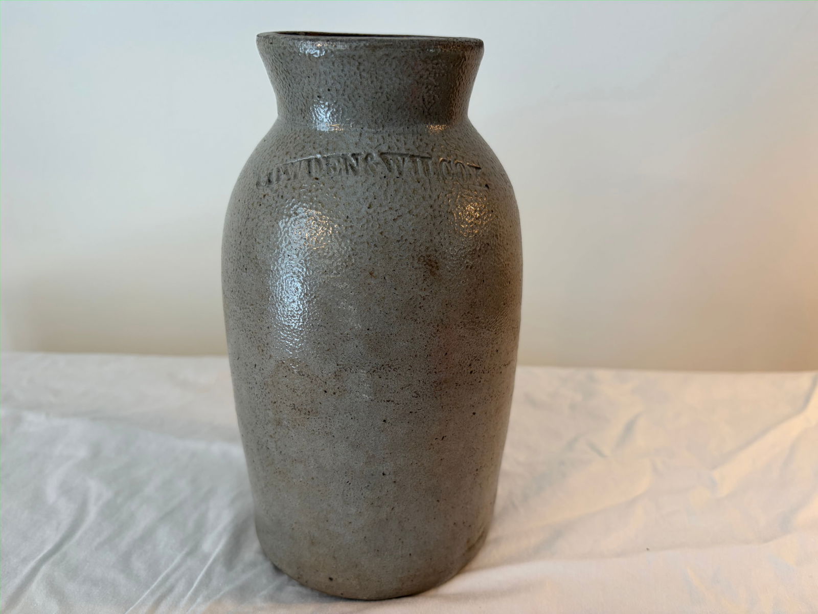 Cowden & Wilcox Stoneware Jar (1 of 3)
