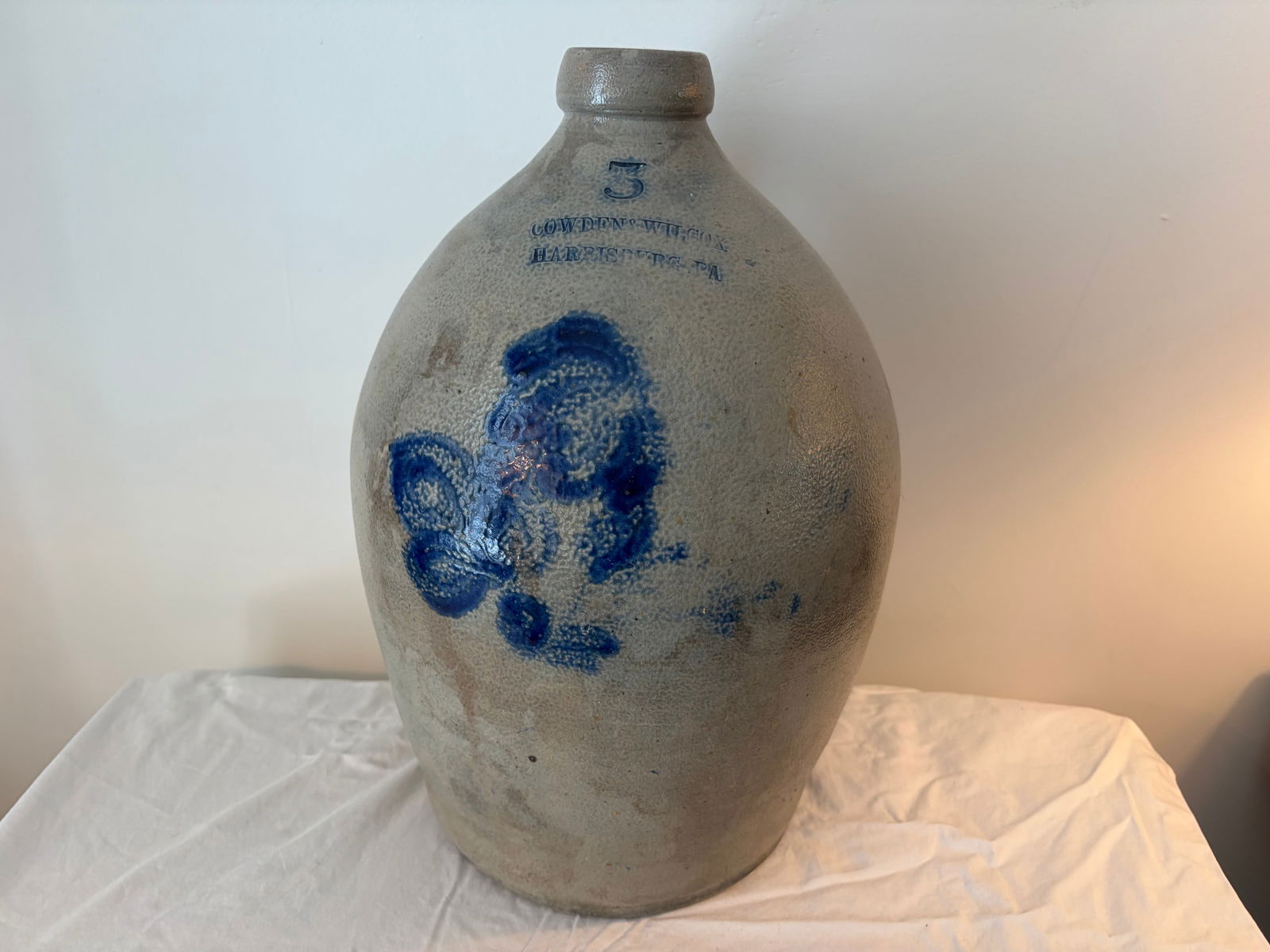 Cowden & Wilcox Cobalt Decorated Jug (1 of 5)