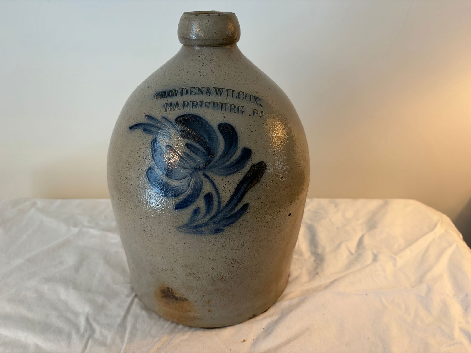 Cowden & Wilcox Stoneware Jug (1 of 5)