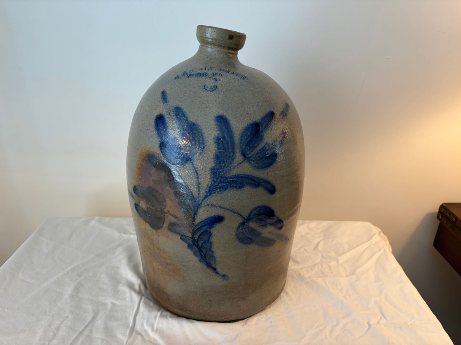 HB Pfaltzgraff Stoneware Cobalt Jug (1 of 4)