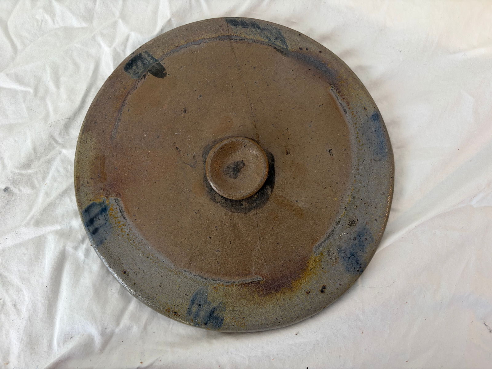 Stoneware Cobalt Lid (1 of 3)