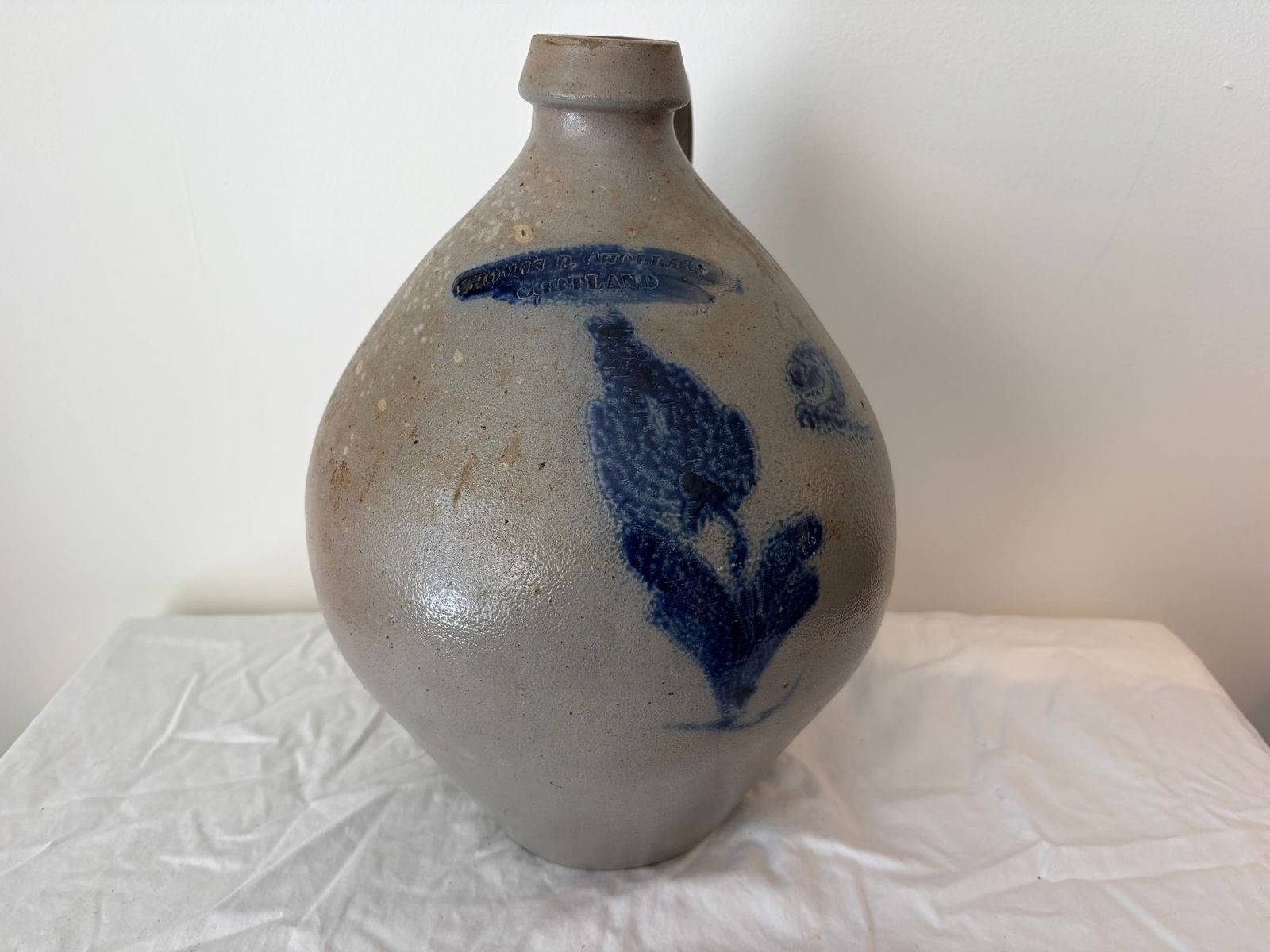 Cortland Stoneware Cobalt Jug (1 of 5)