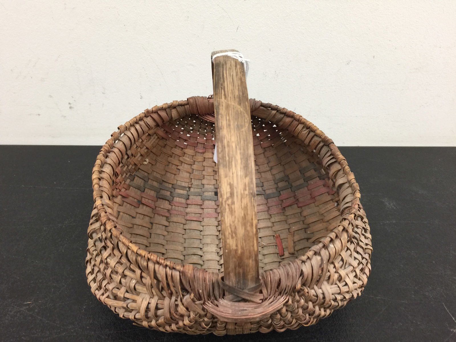 Antique/Vintage Painted Buttocks Basket (1 of 5)