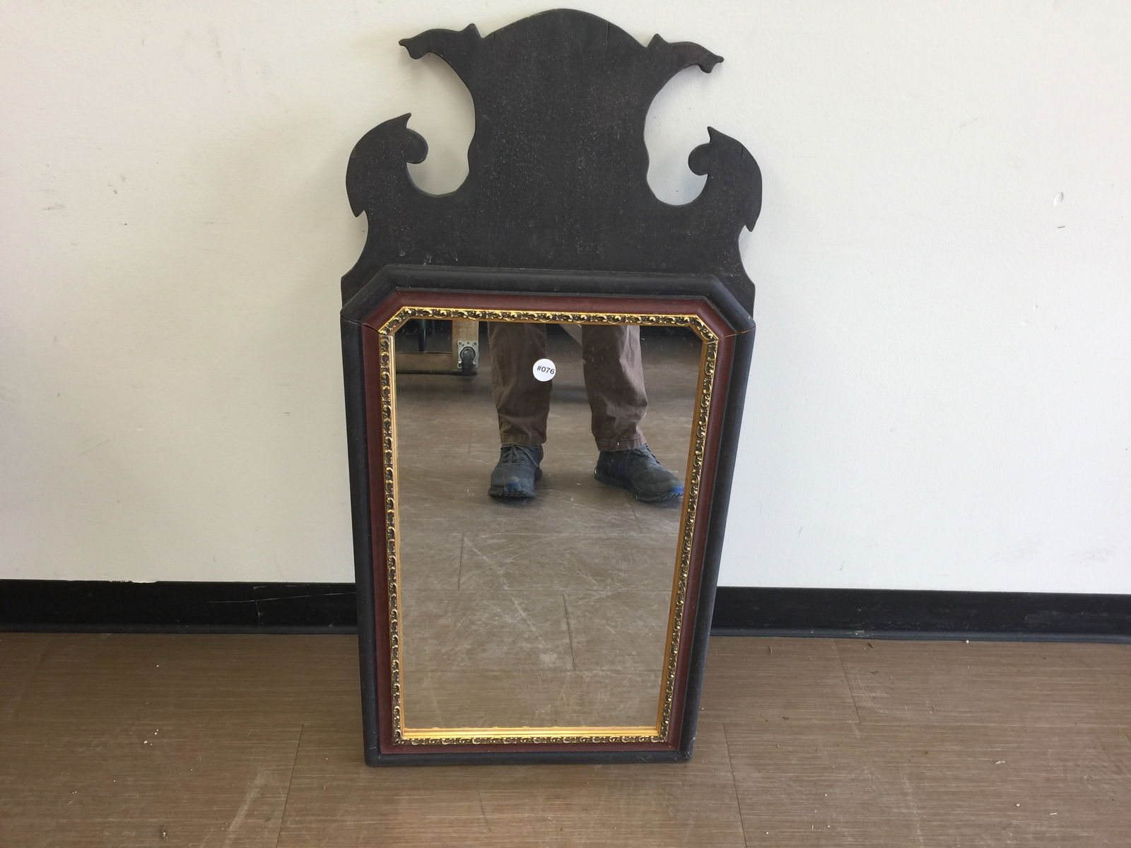 GL Sawyer Mirror: Has makers label on back. 18" x 39".