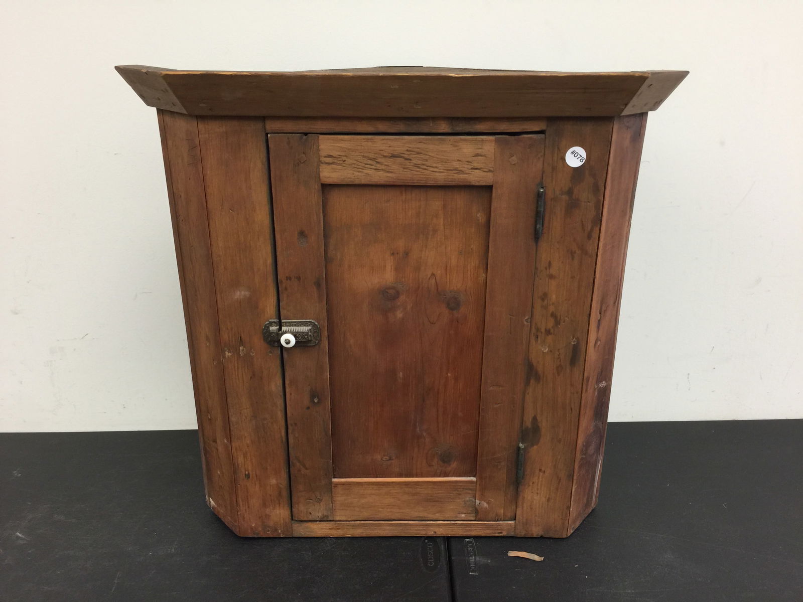 Primitive Hanging Corner Cupboard (1 of 3)