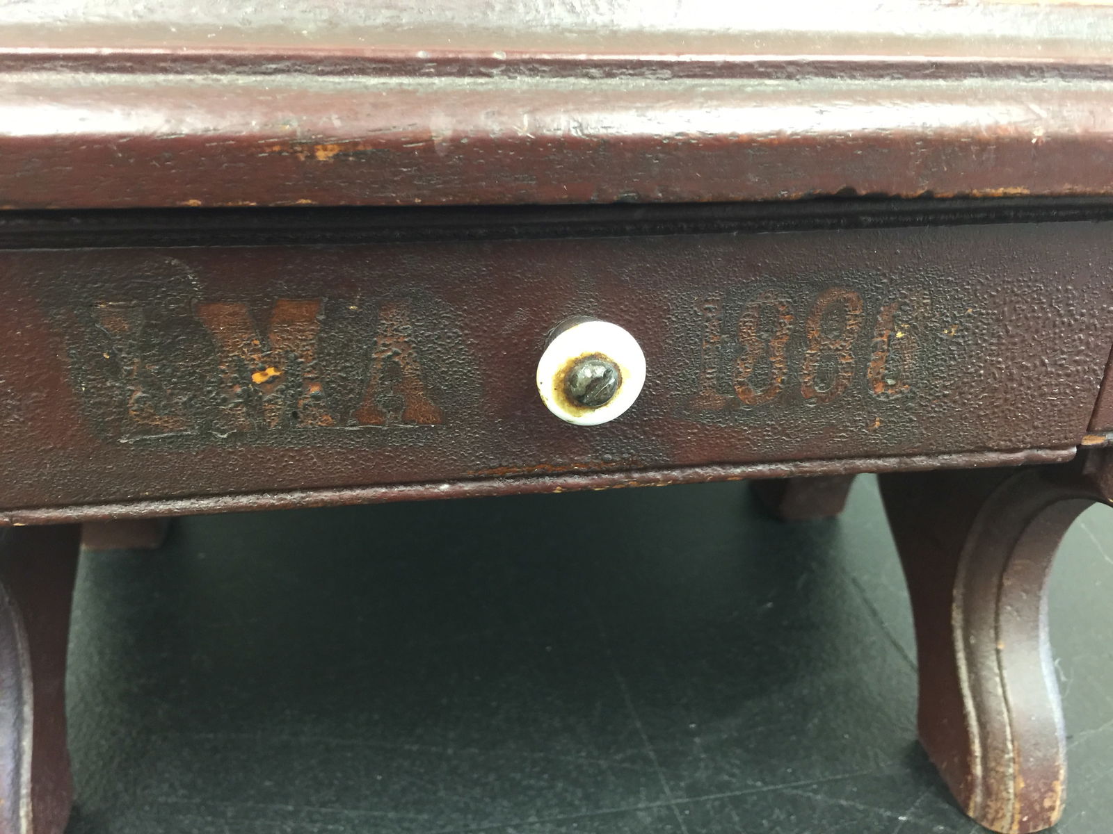 1886 Dated Footstool - 2