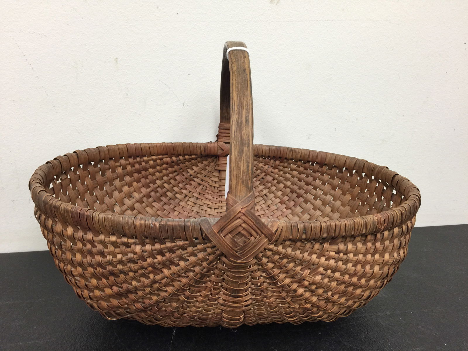 Antique Painted Splint Buttocks Basket (1 of 5)