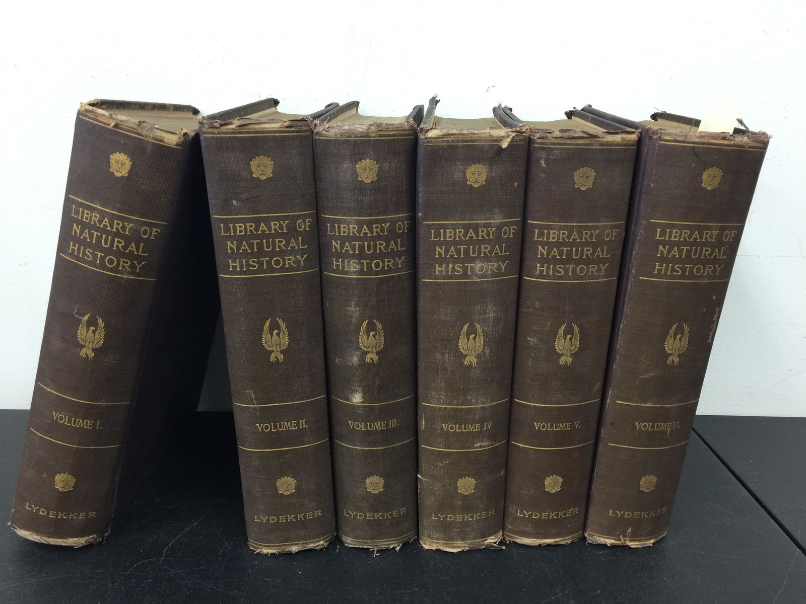 6 Volumes of Library of Natural History (1 of 9)
