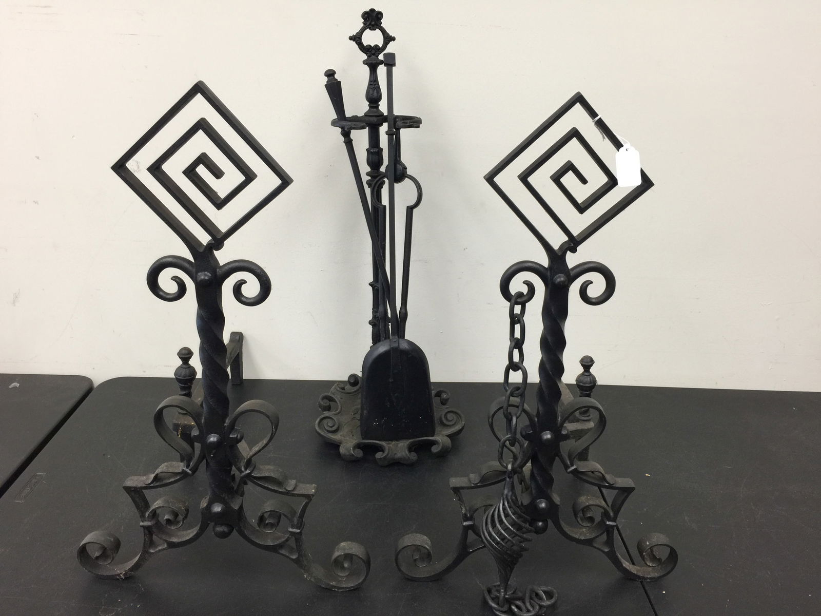 Antique 3 Pc Gothic And Iron Set (1 of 6)