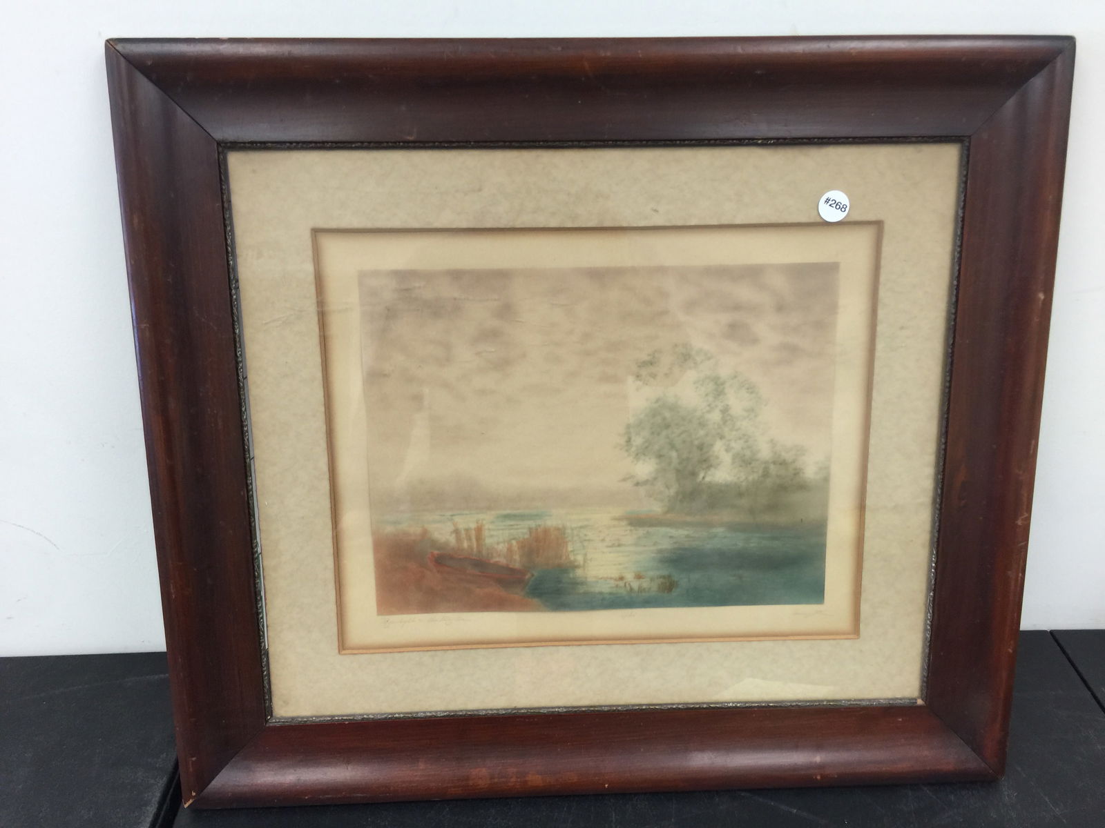 Moonlight in the Marshes Print: SLR, ill, frame 30"x27".