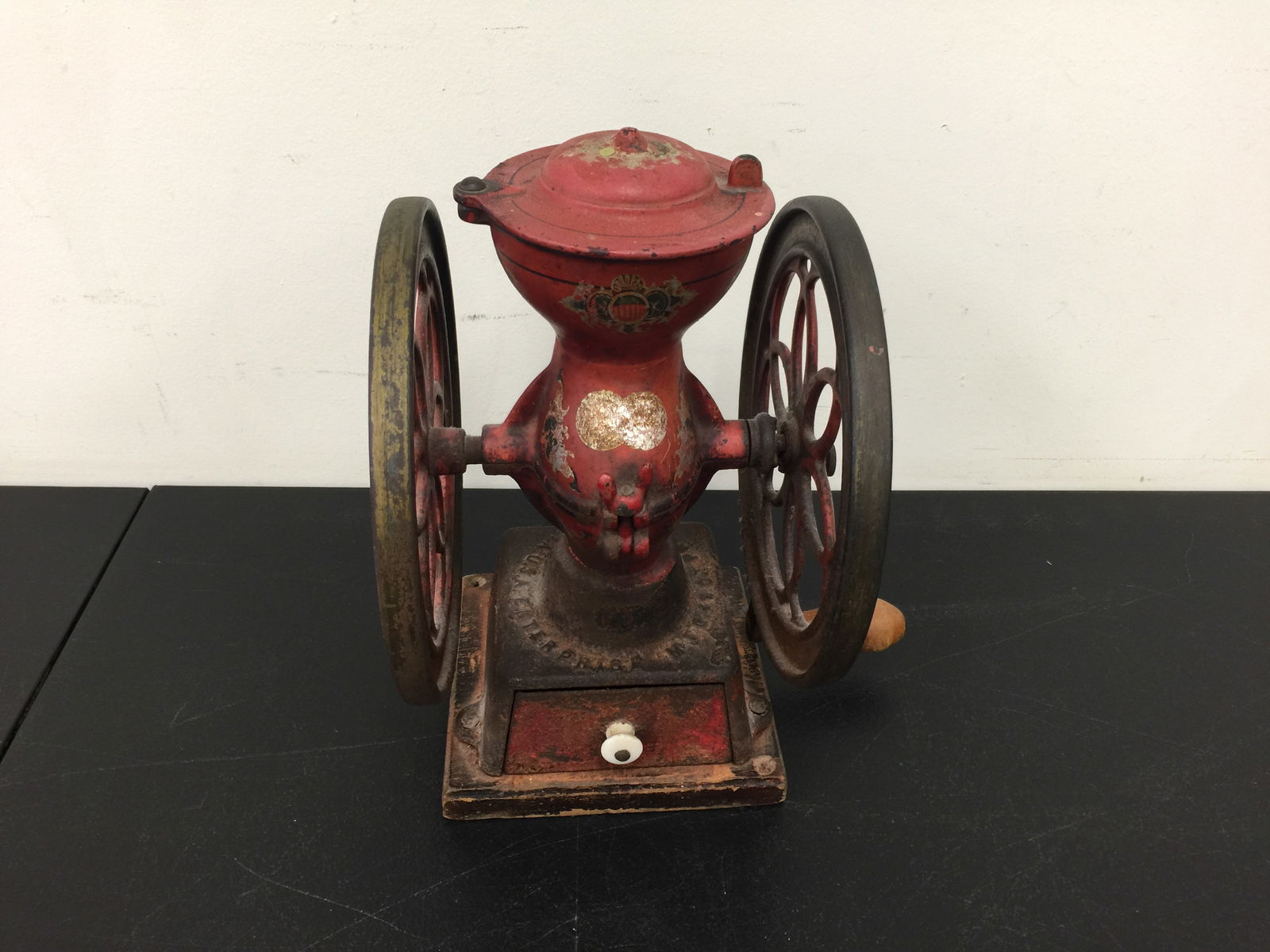 Antique Enterprise Cast Iron Coffee Mill (1 of 7)