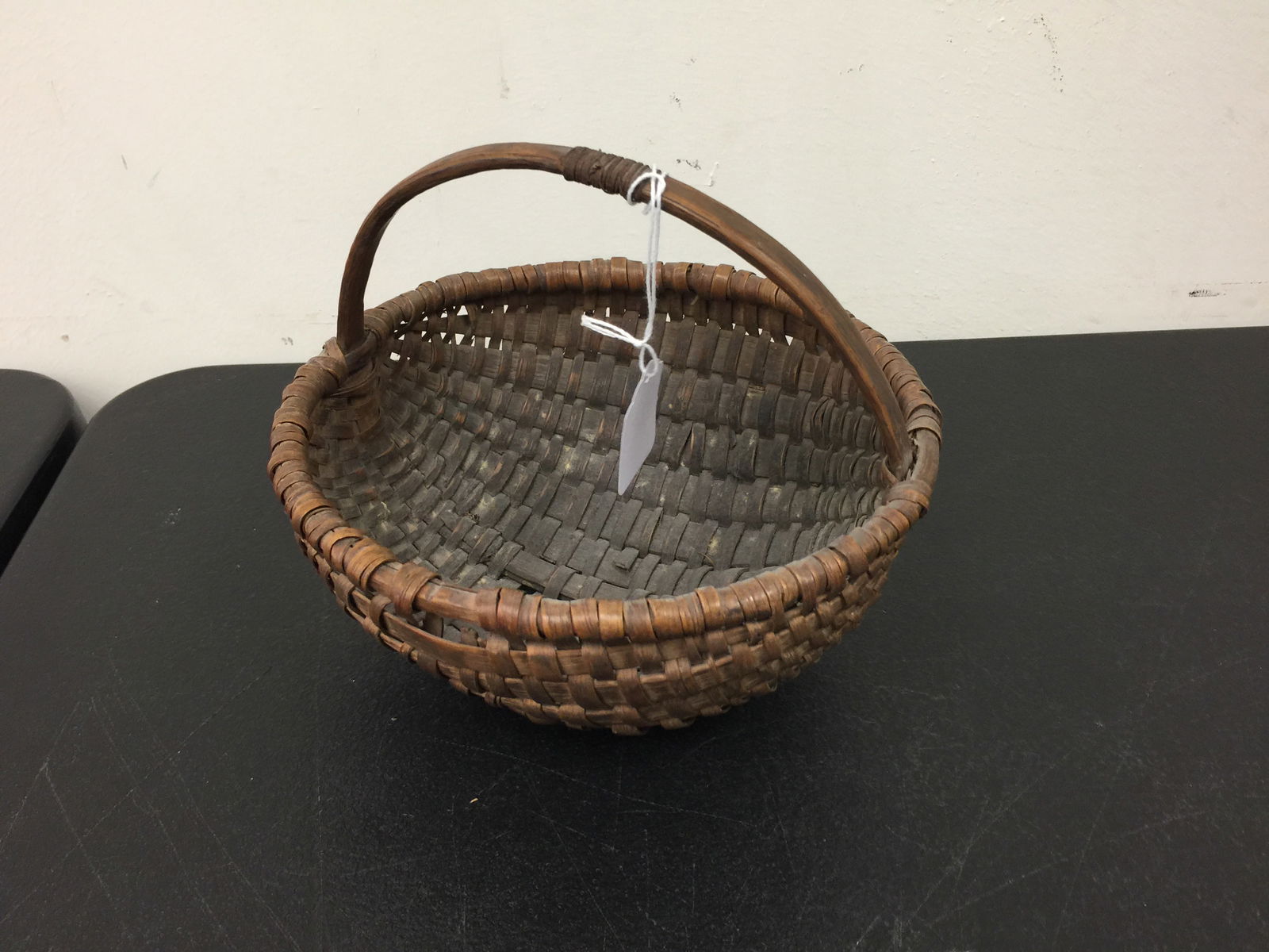 Antique Splint Oak Basket (1 of 5)