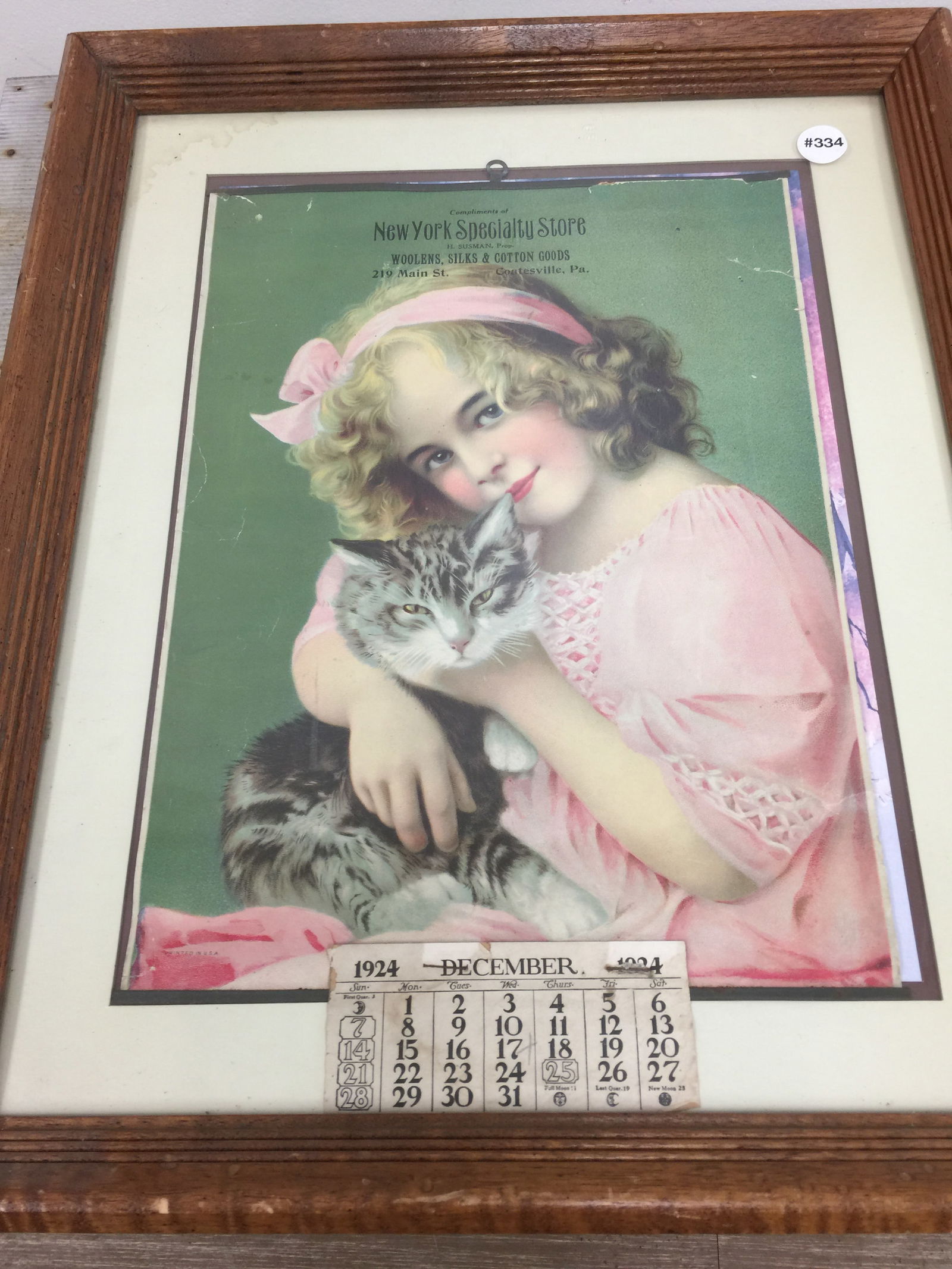 1924 Advertising Calendar (1 of 7)