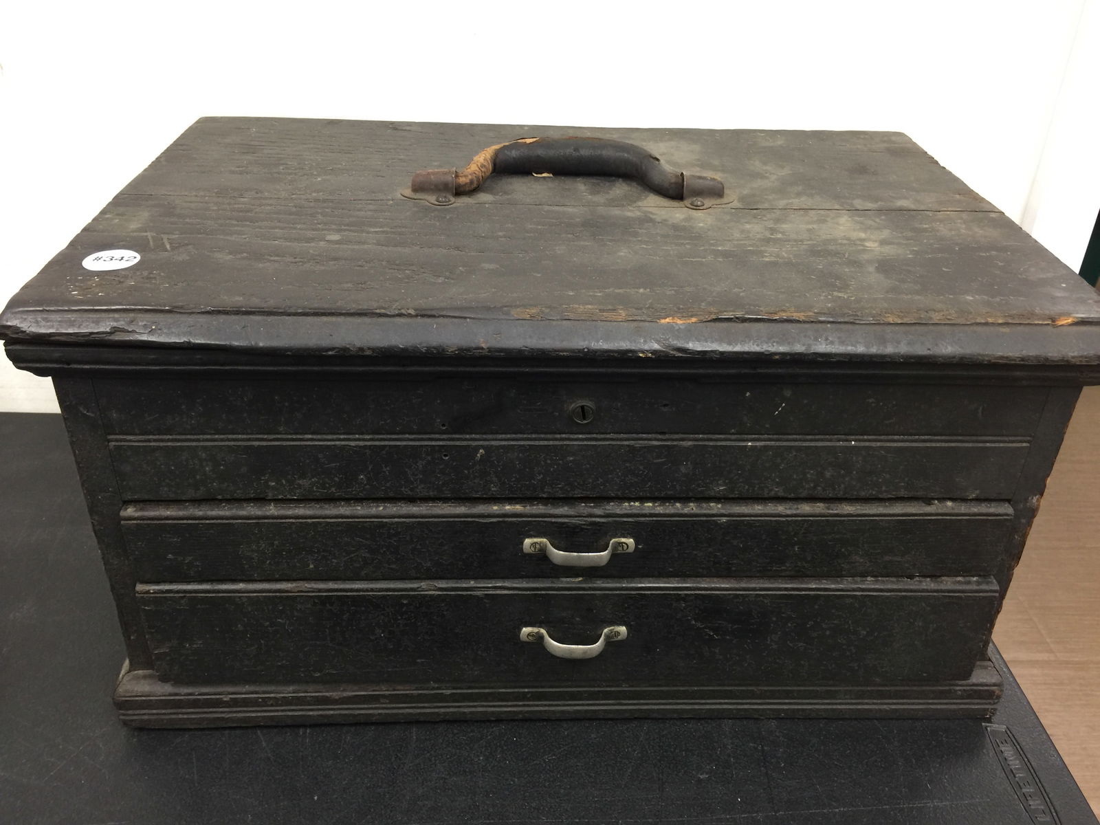 Antique Oak Tool Chest (1 of 8)