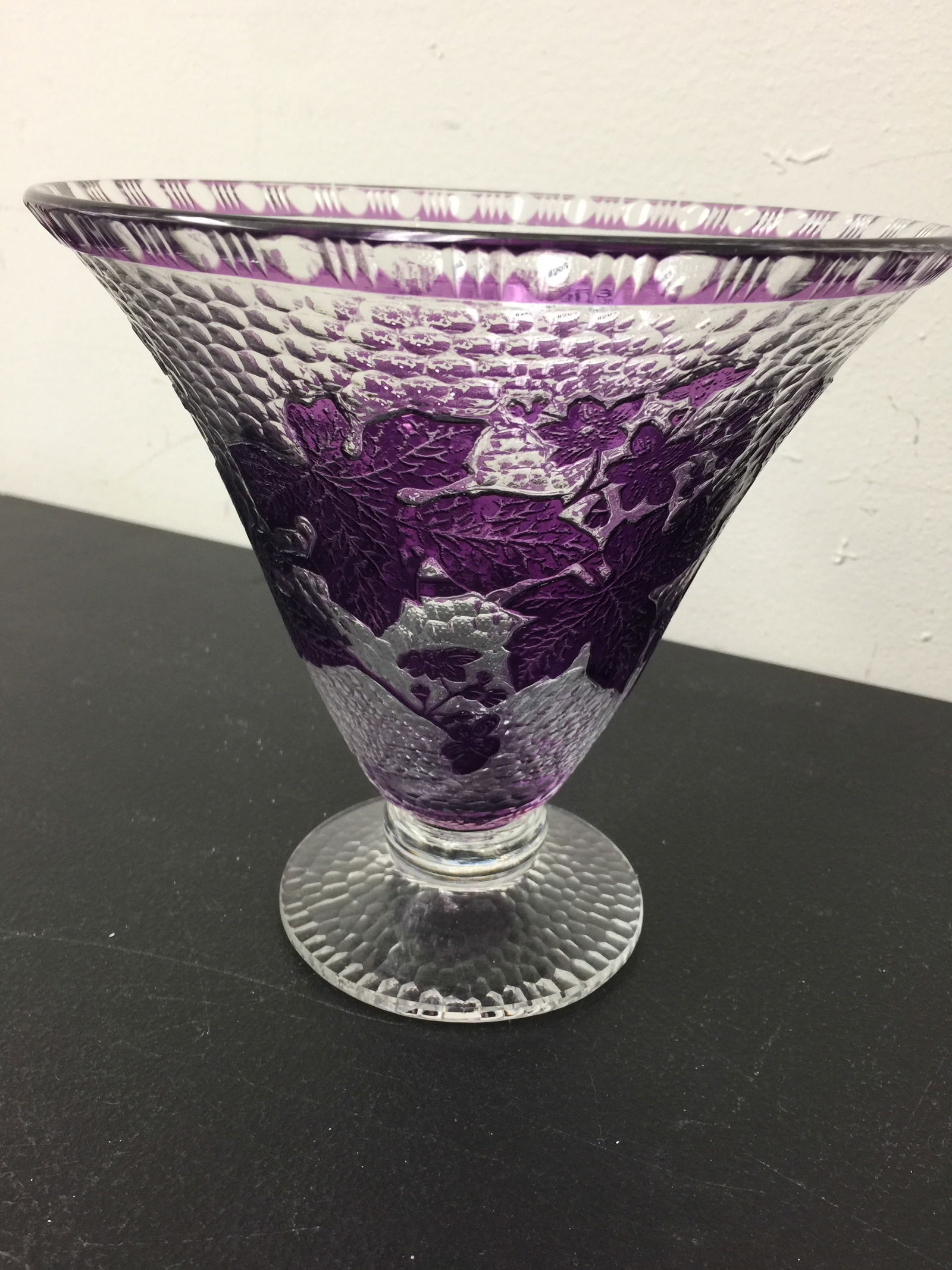 Acid Etched French Art Deco Vase (1 of 3)