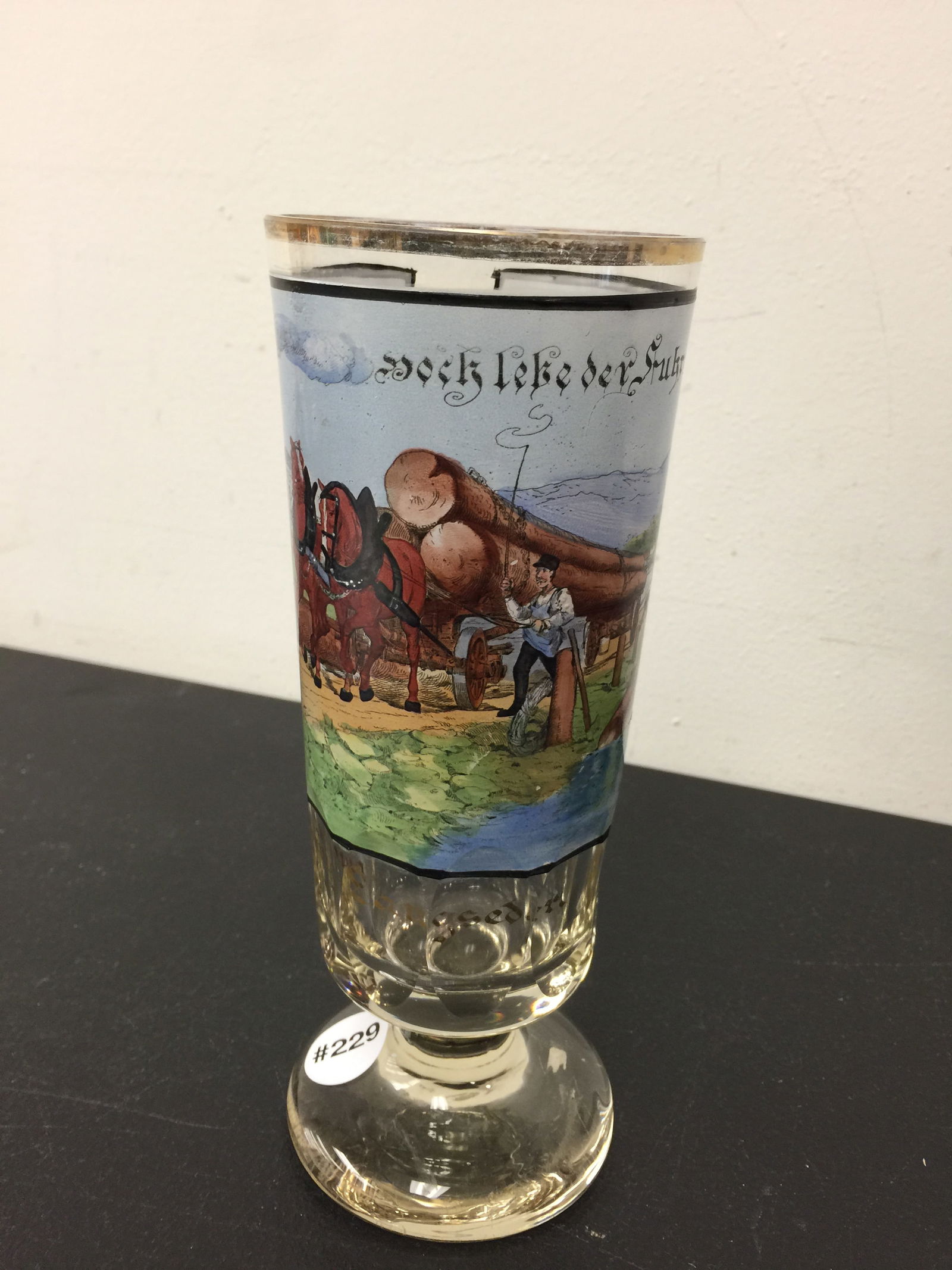 German Regimental Beer Glass (1 of 5)