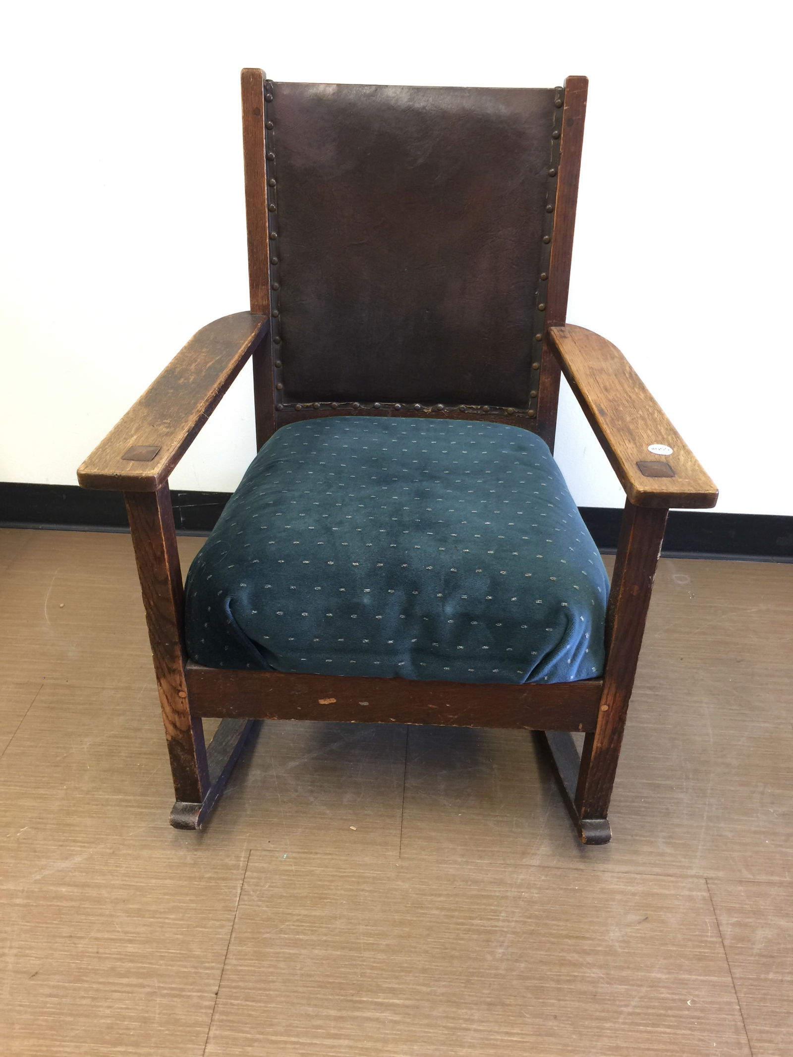 Antique Mission Oak Rocker (1 of 5)