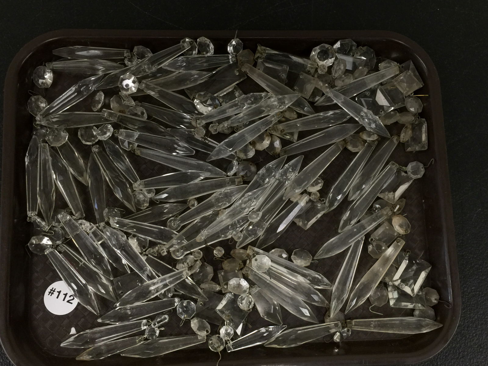 MIxed Prisms: Lot of various prisms, assorted sizes & designs.