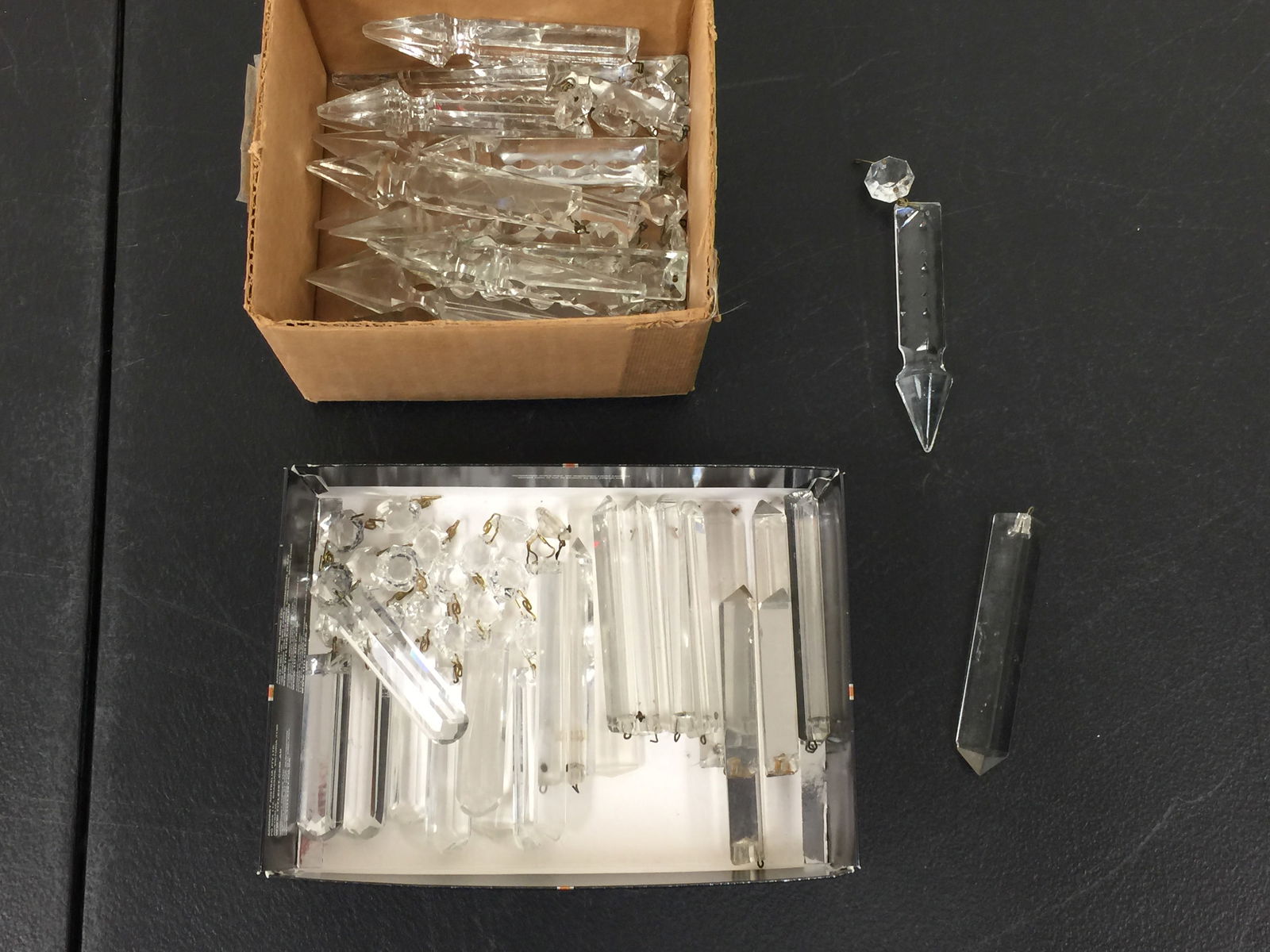 MIxed Prisms: 2 designs, largest 5".