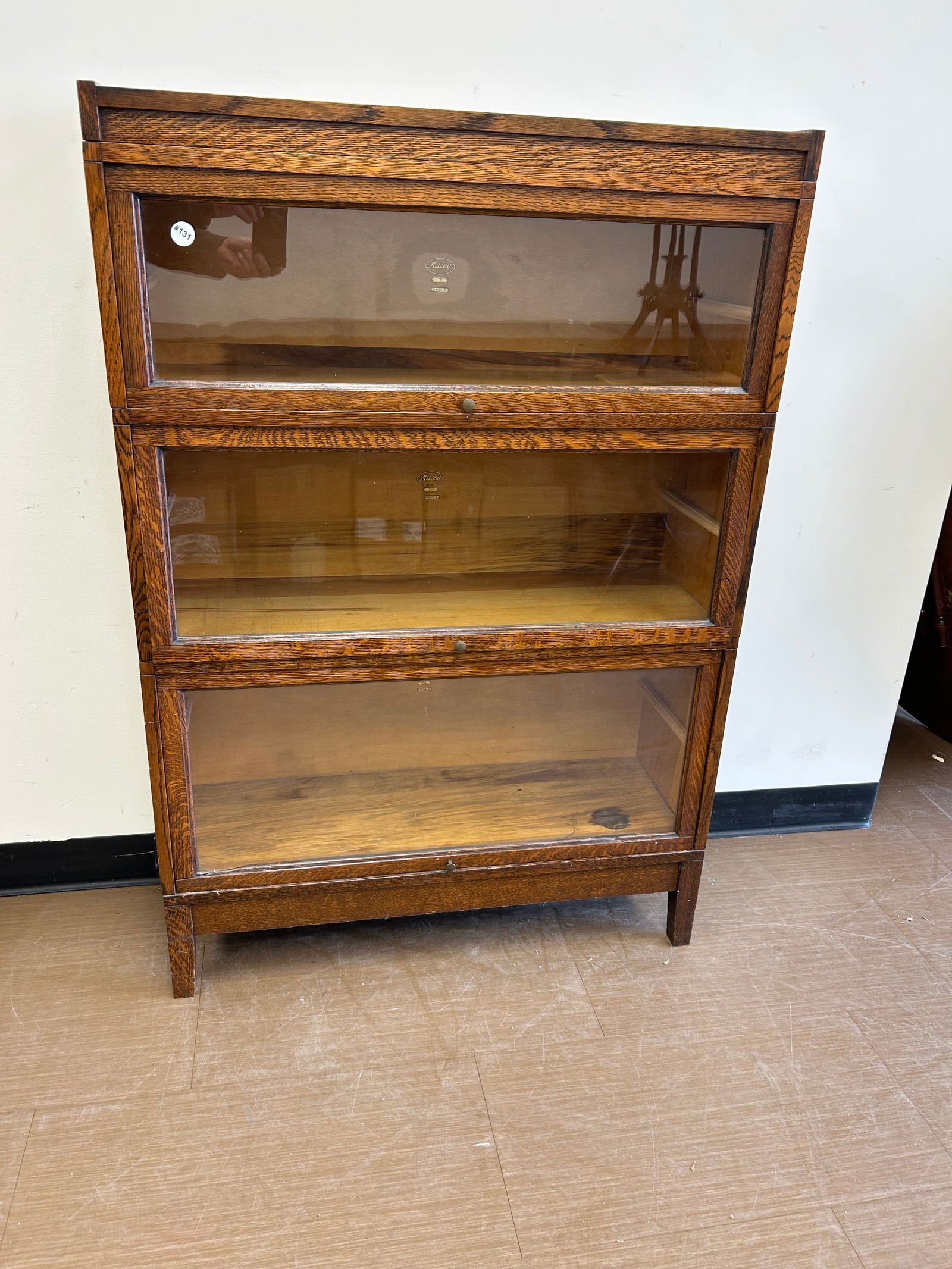 3 Stack Macey Barrister Bookcase (1 of 5)