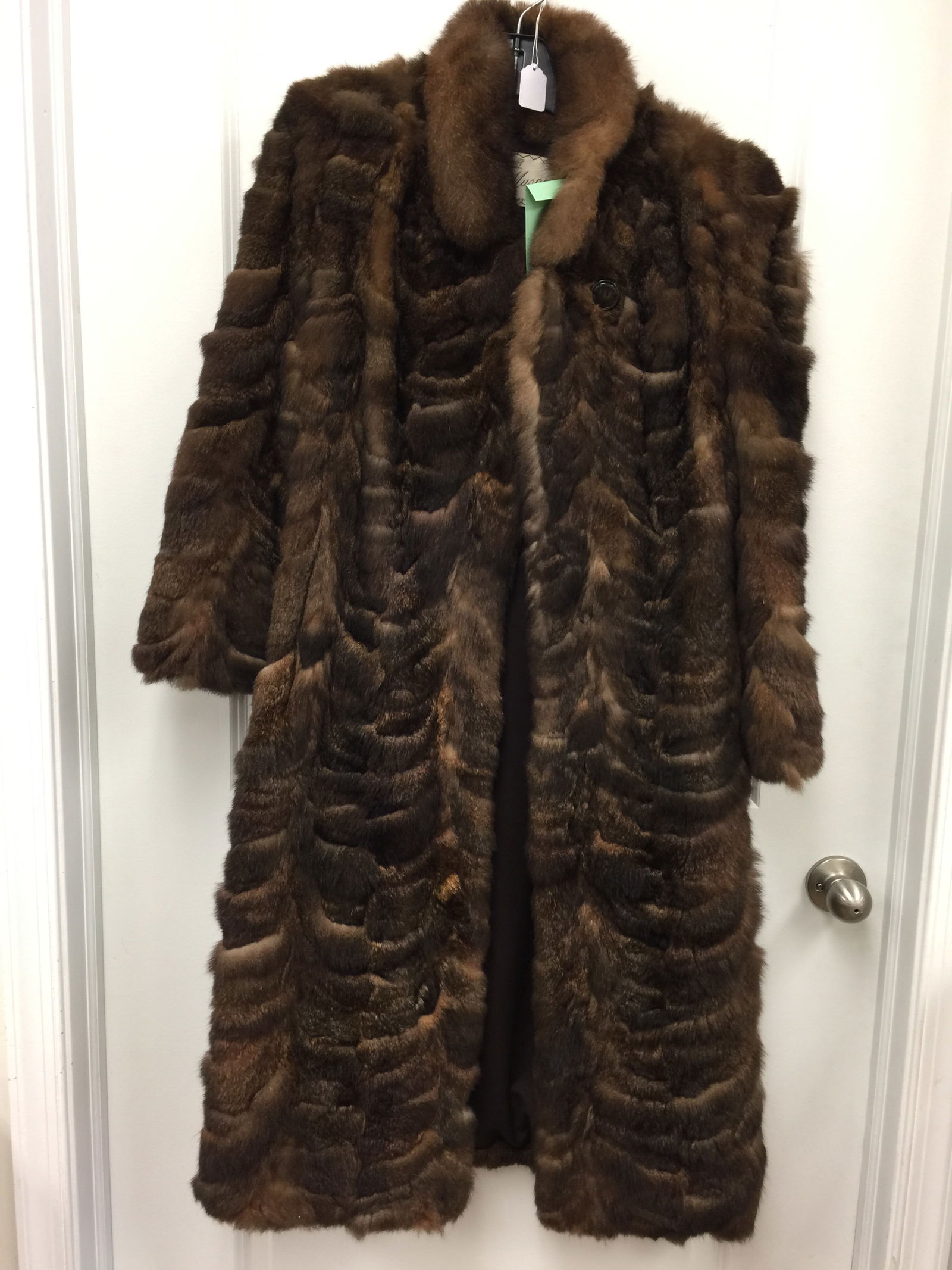 Ladies Full Length Mink Fur Coat (1 of 5)