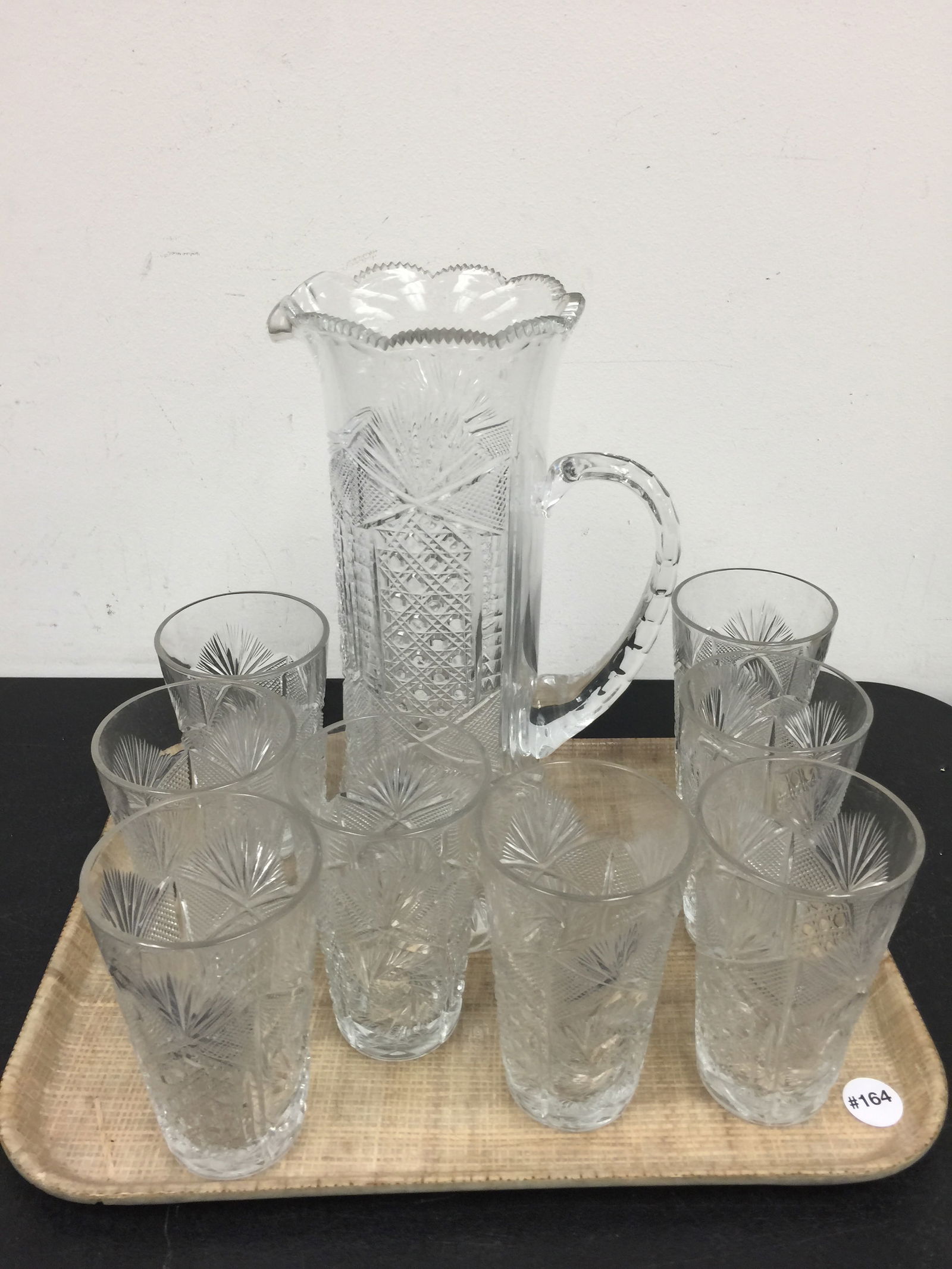 Cut Glass Water Set (1 of 5)