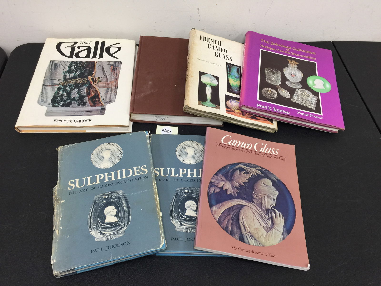 Cameo Glass Reference Books: Largest 12.5".