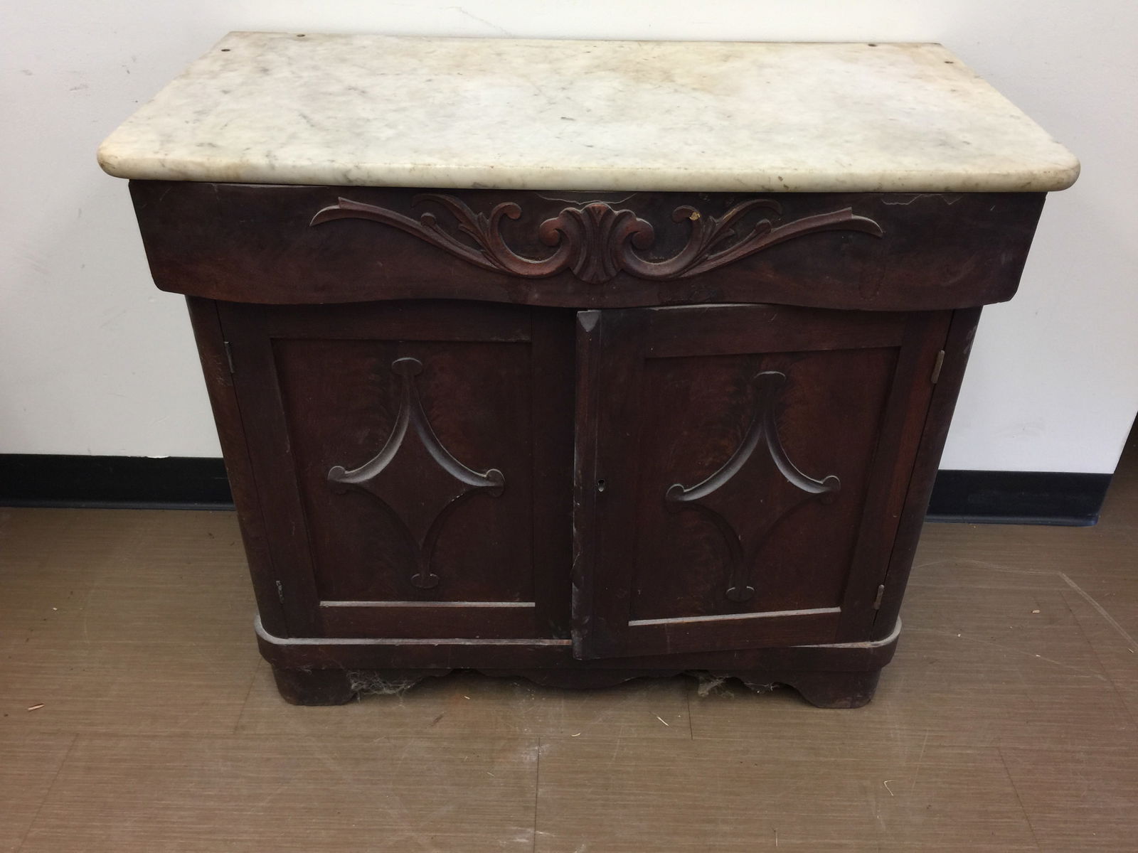 Victorian Marble Top Dresser (1 of 5)