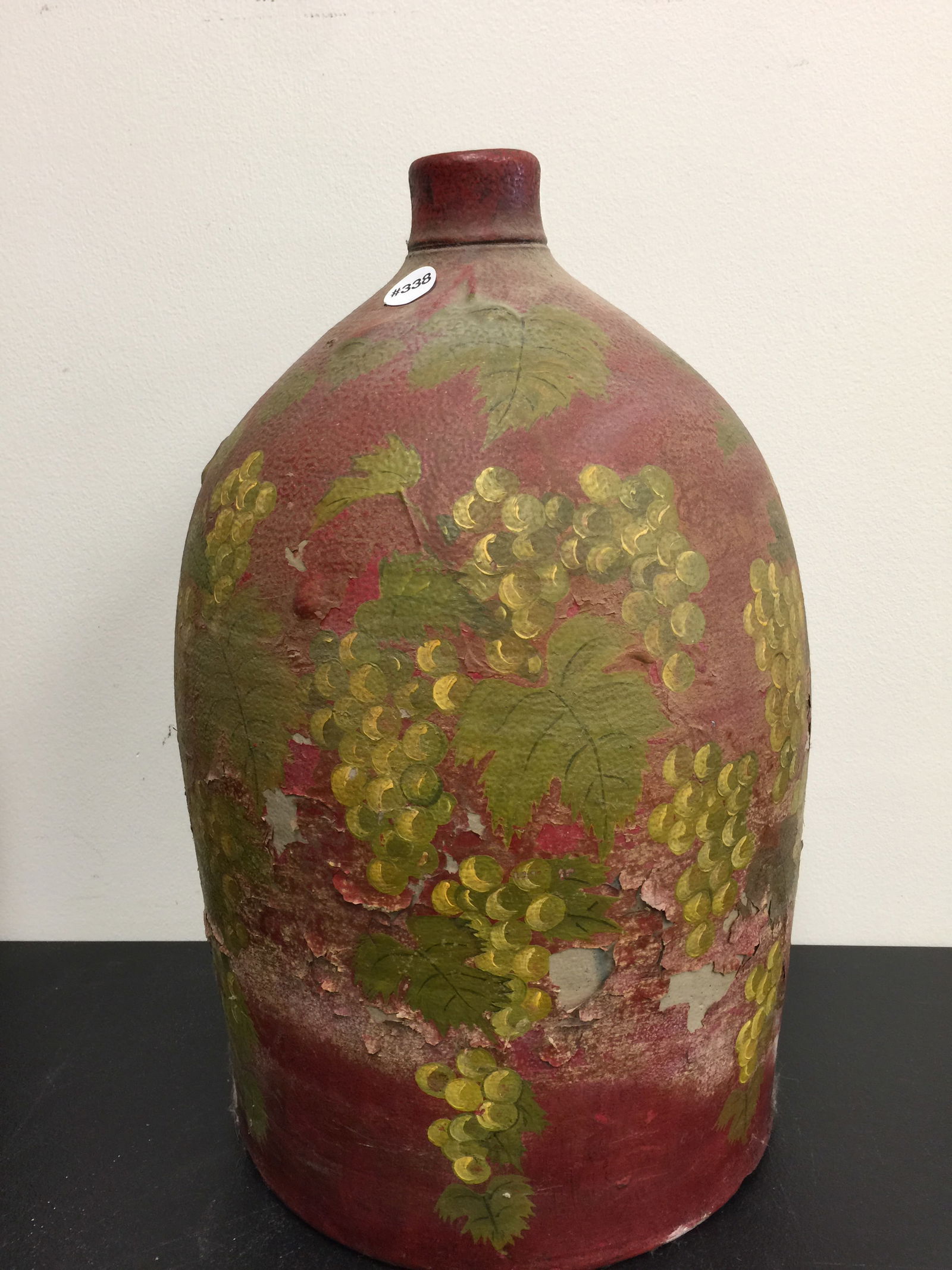 Paint Decorated Stoneware Jug (1 of 6)