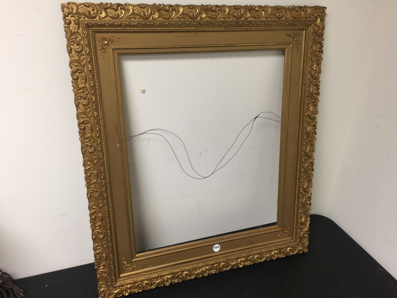 Antique Fancy Gilt Frame: 29" x 33".