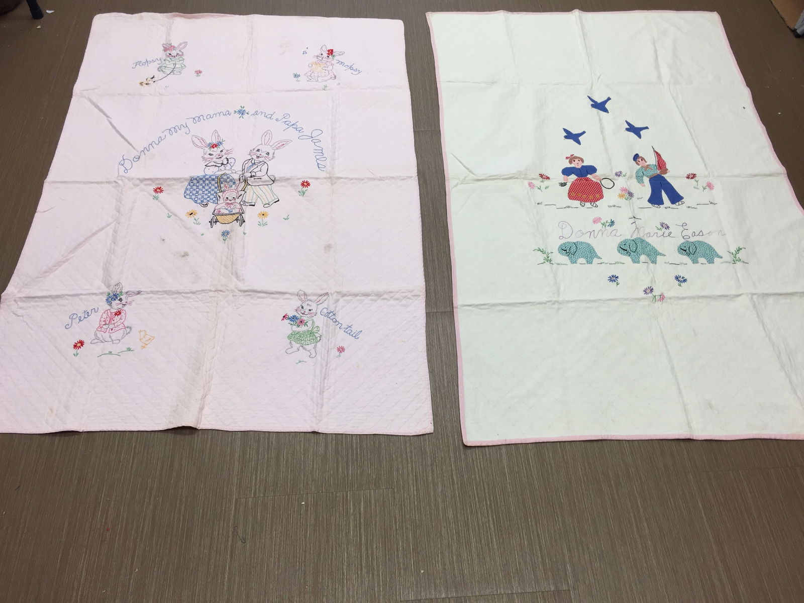 Childs Quilts (2): 38"x54".