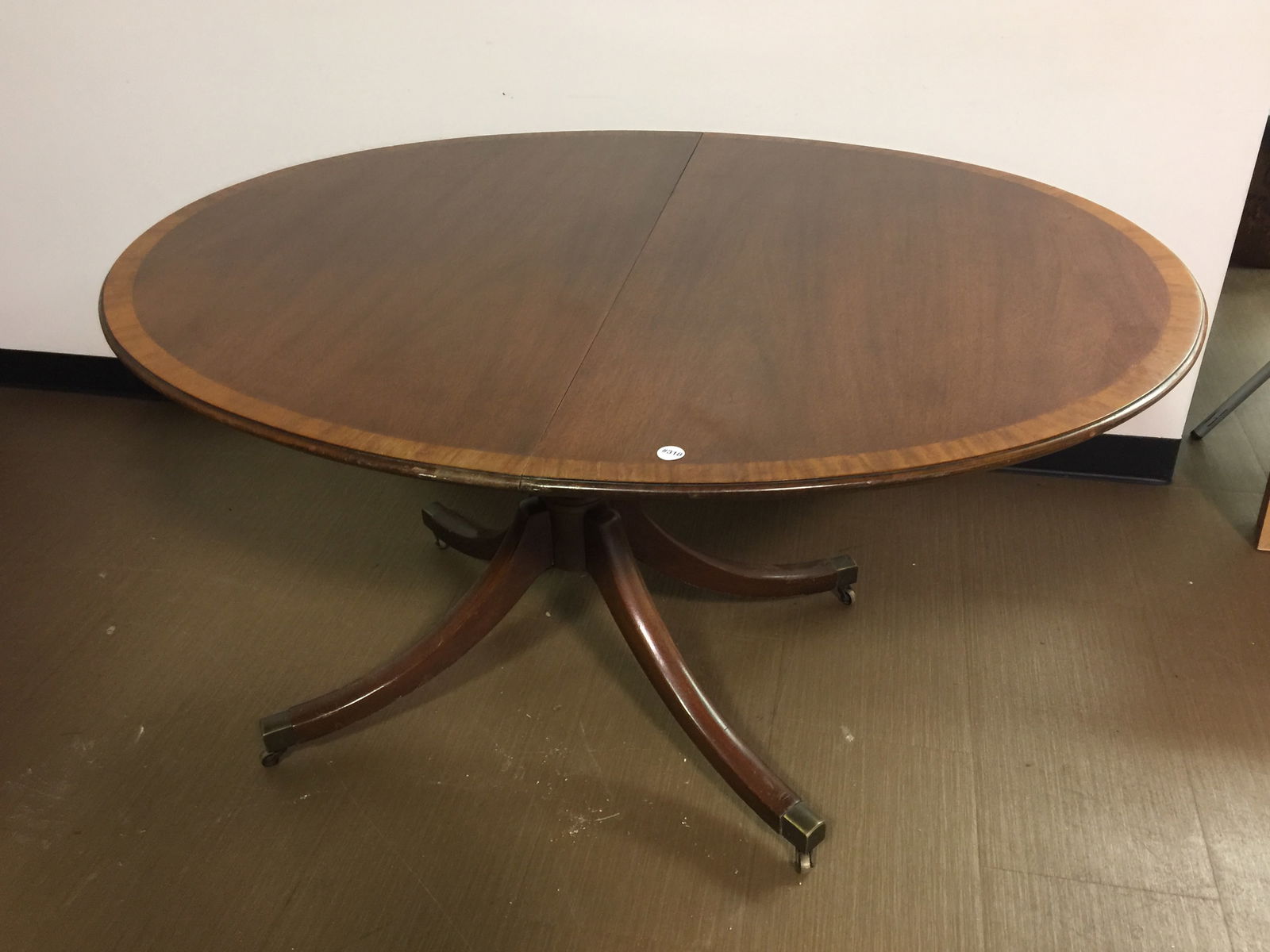 Mahogany Extension Inlay Table (1 of 4)