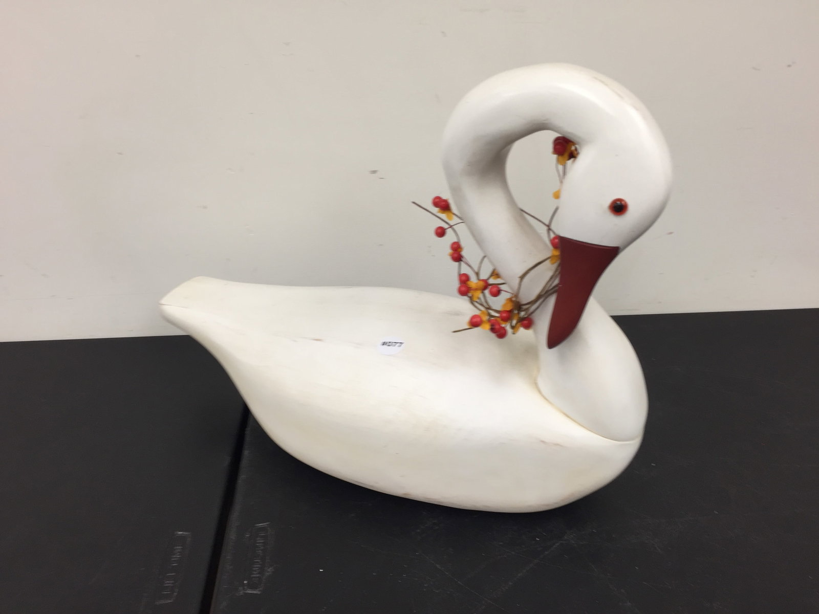 Folk Art Carved Swan (1 of 3)