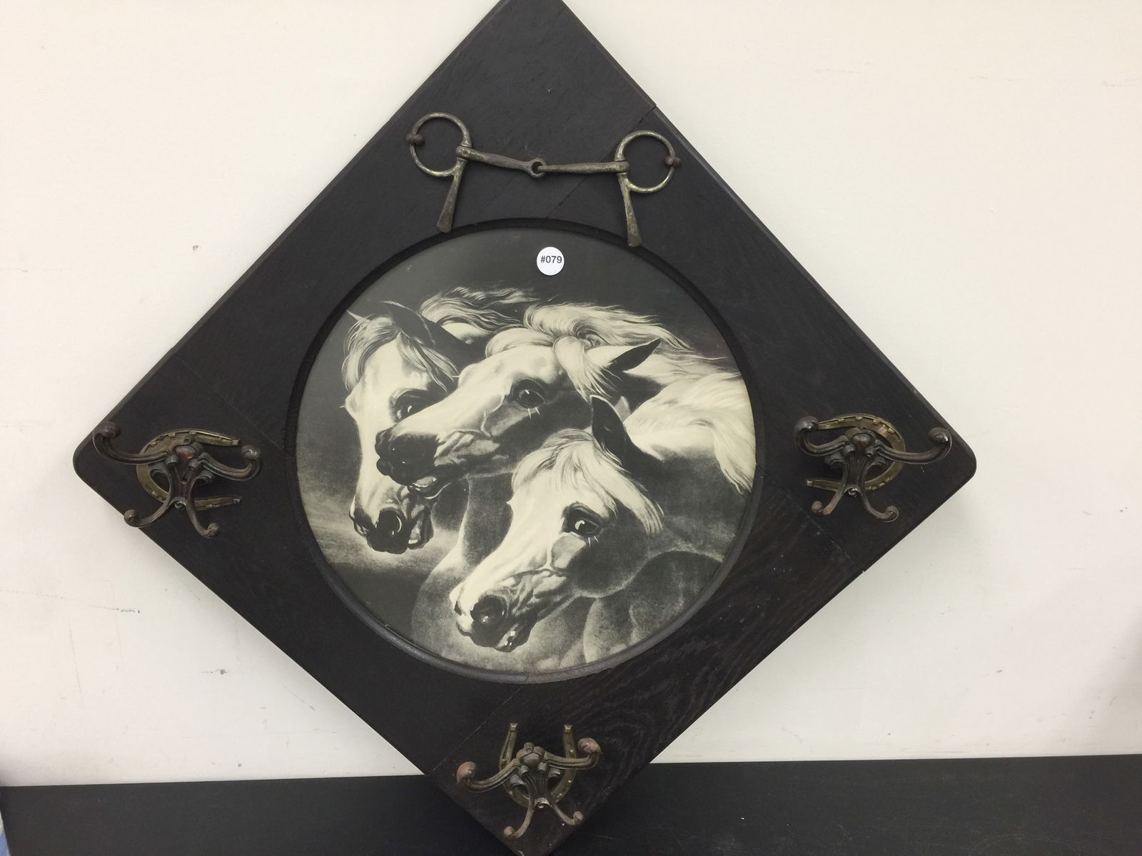 Horse Mirror: Print of John Frederick Sr "Pharaohs Horses". 34" x 34".