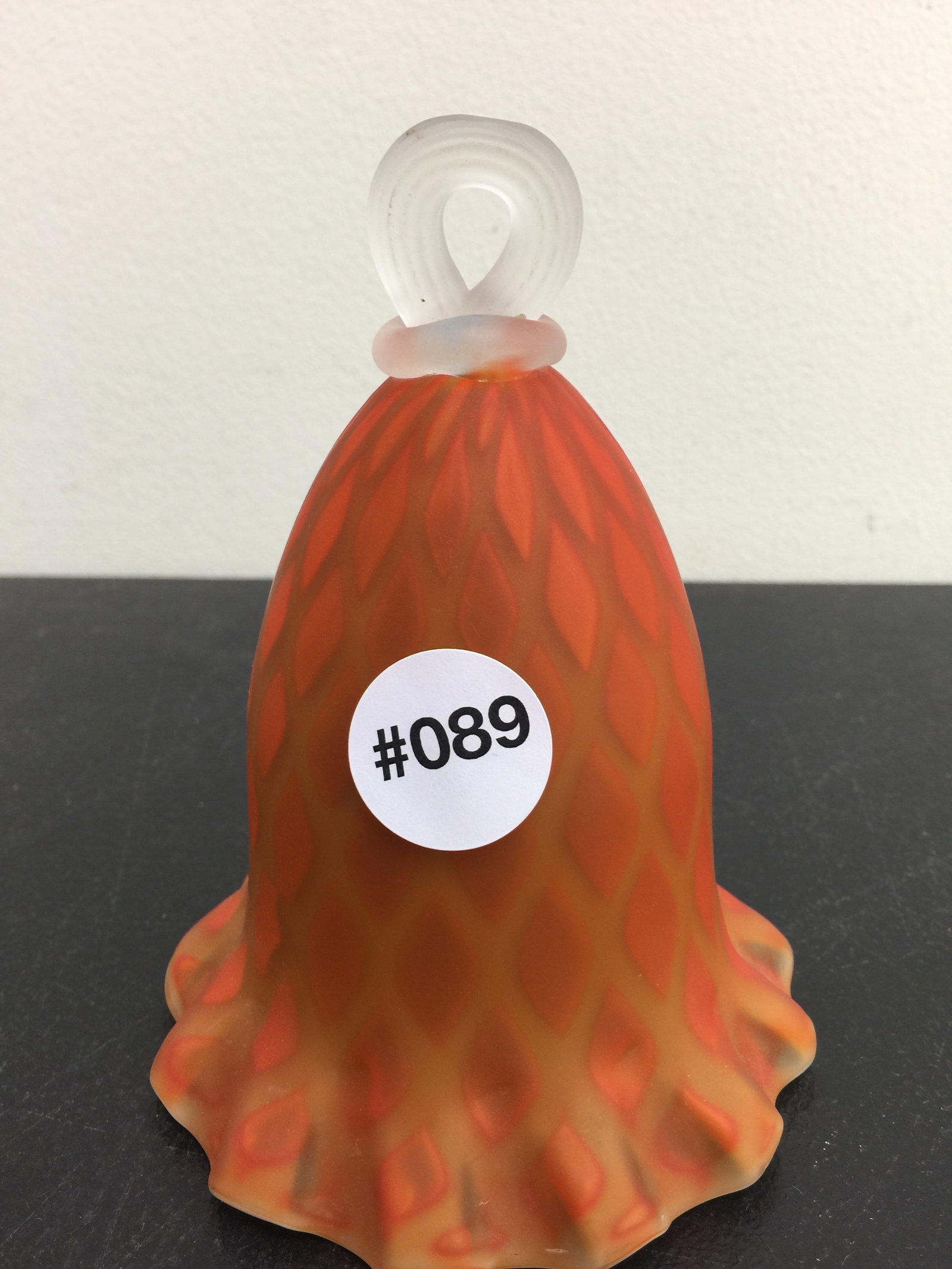 Satin Glass Bell (1 of 3)