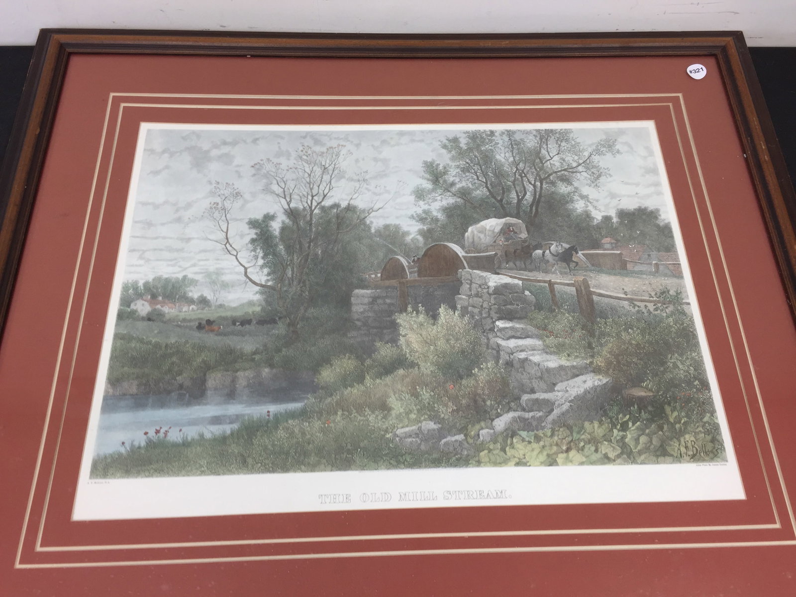 "The Old Mill Stream" Albert Fitch Bellows Print (1 of 6)
