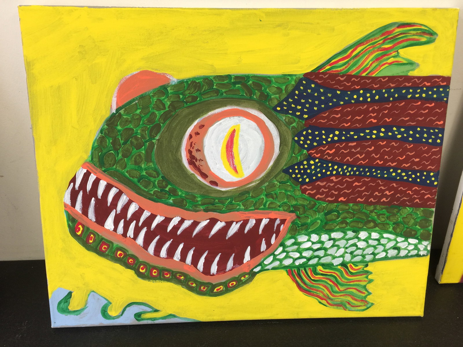 Modern Folk Art Painting (1 of 3)