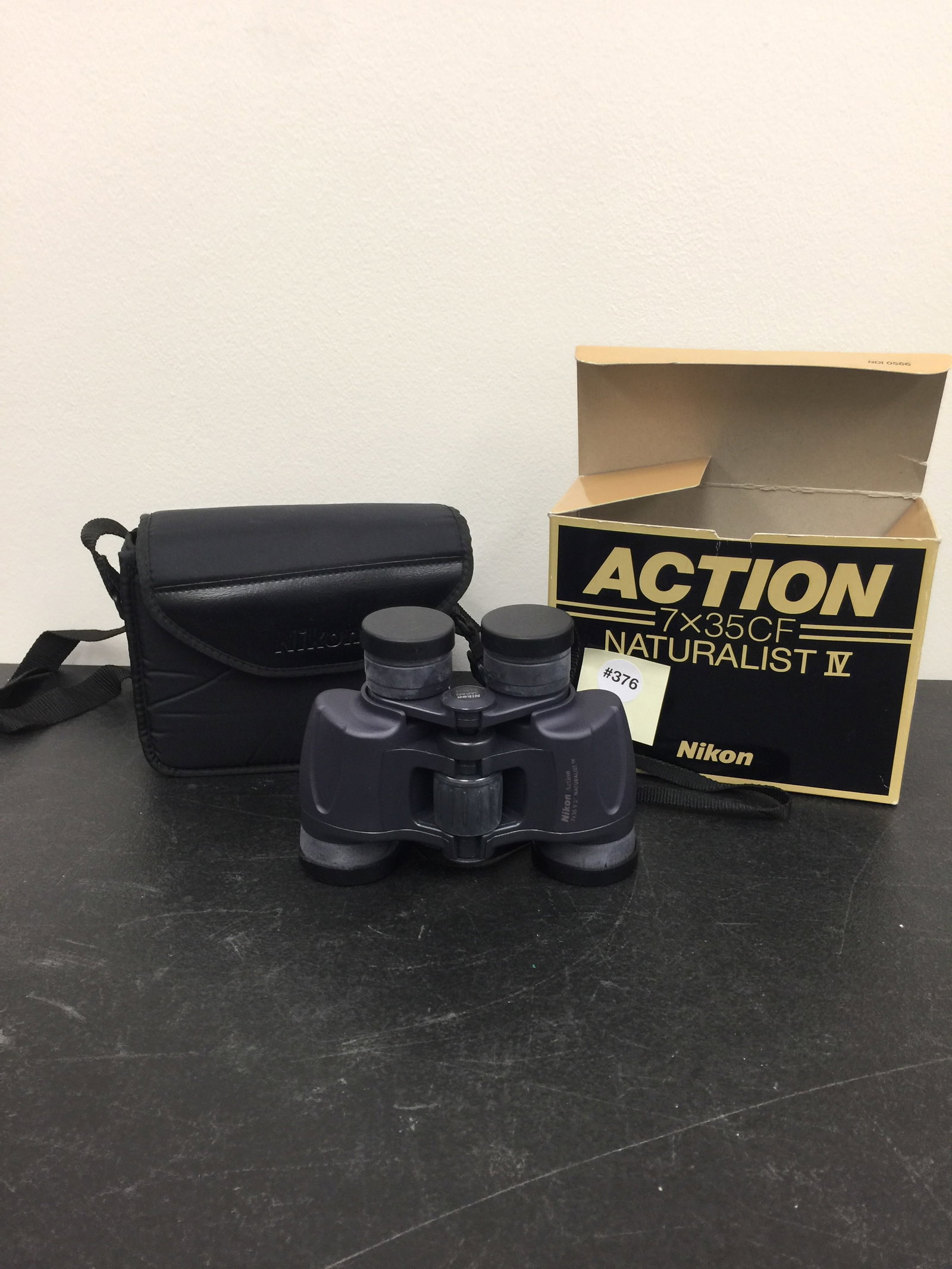 Nikon 7X35CF Binoculars: in original box 8" x 6", includes case
