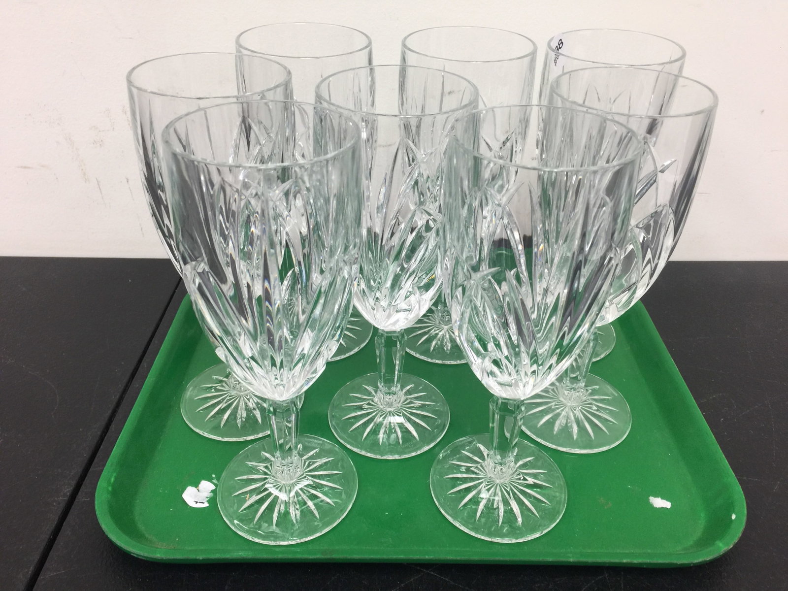Waterford Brookside Ice Tea Glasses (8): by lismore, 8.5"H.