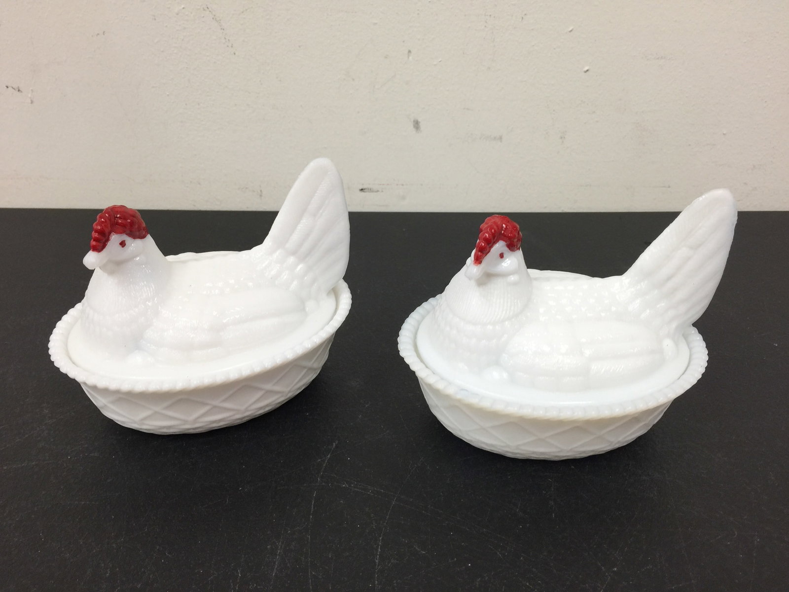 Pair of Hen on Nests (1 of 3)