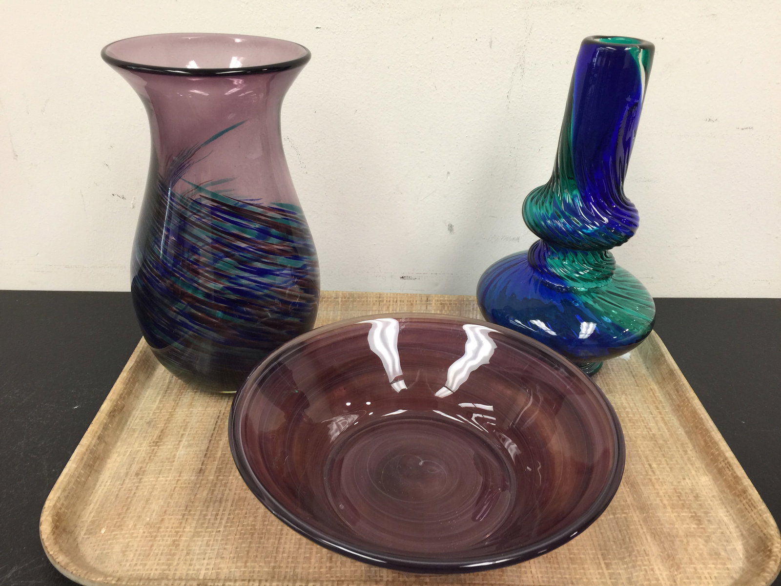 3 Pcs Art Glass (1 of 4)