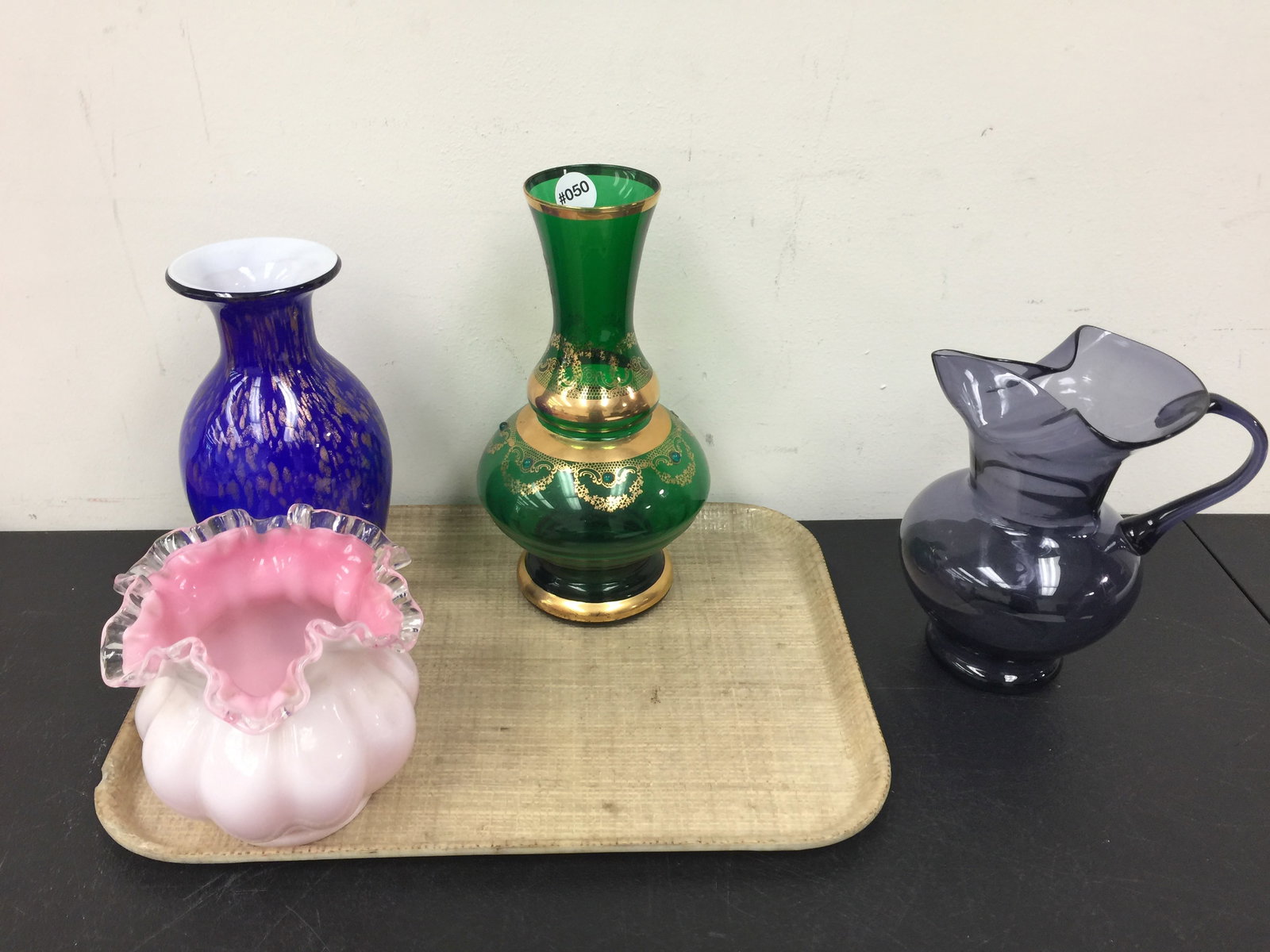 Jeweled Art Glass Vase Plus (1 of 3)