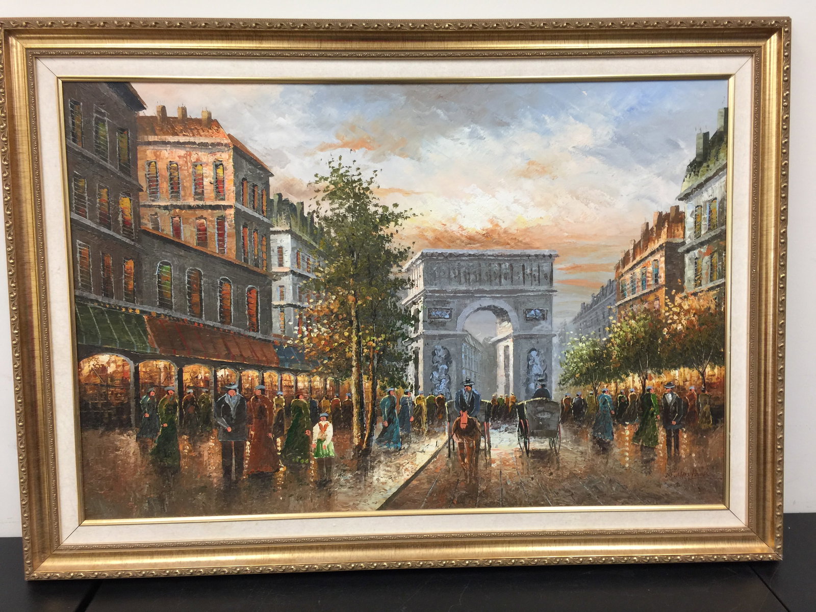 Parisian Arc de Triomphe Painting (1 of 9)