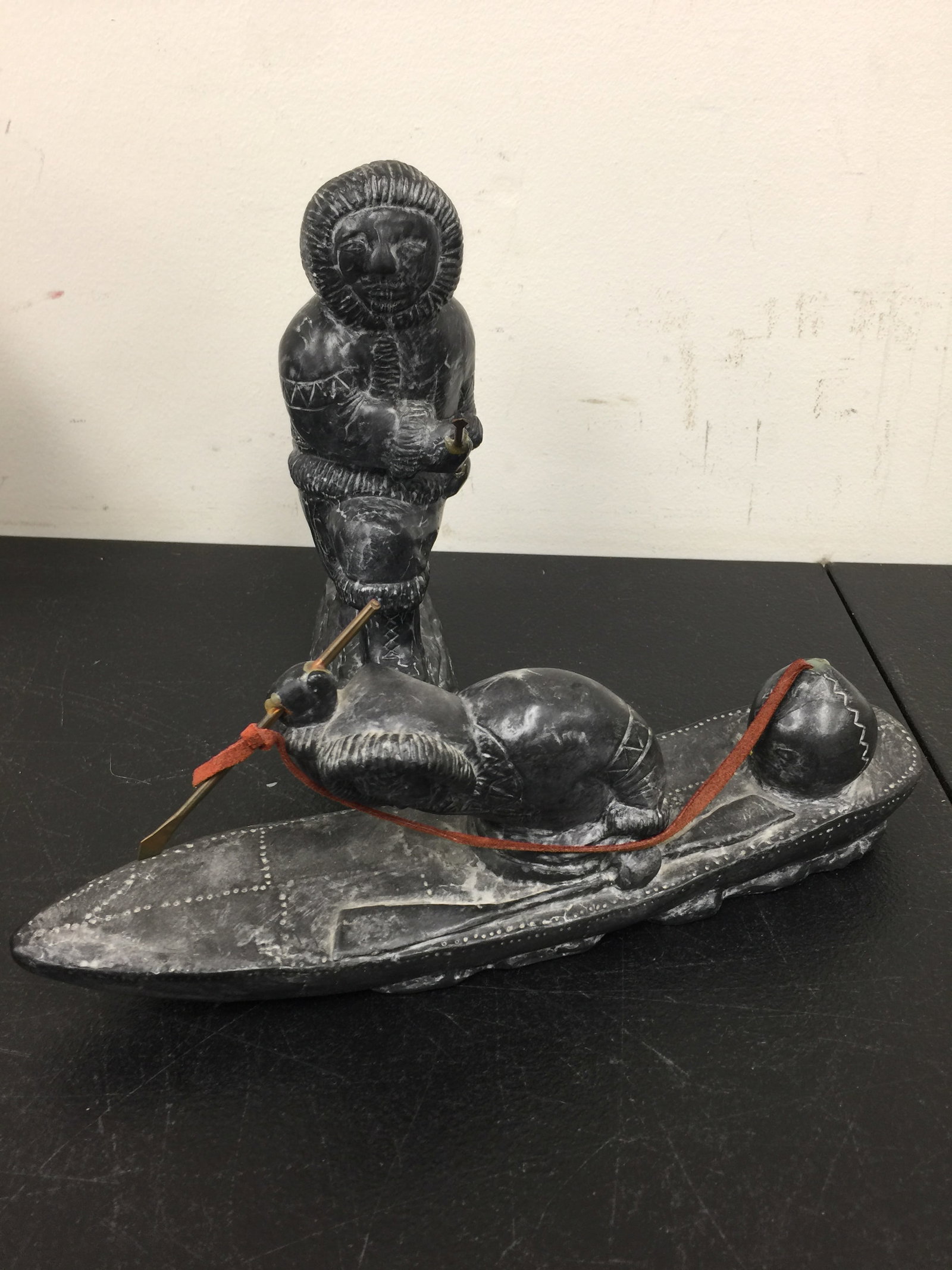 2 Wolf Canadian Inuit Sculptures (1 of 4)