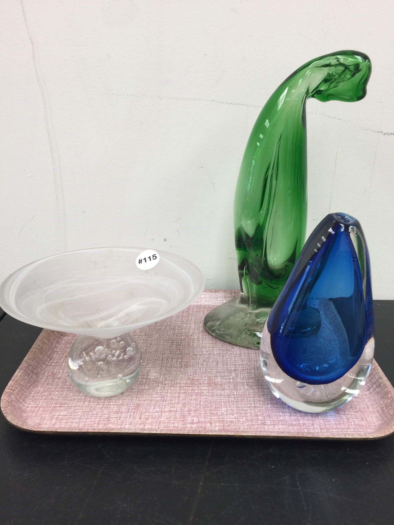 3 Art Glass Sculptures (1 of 4)