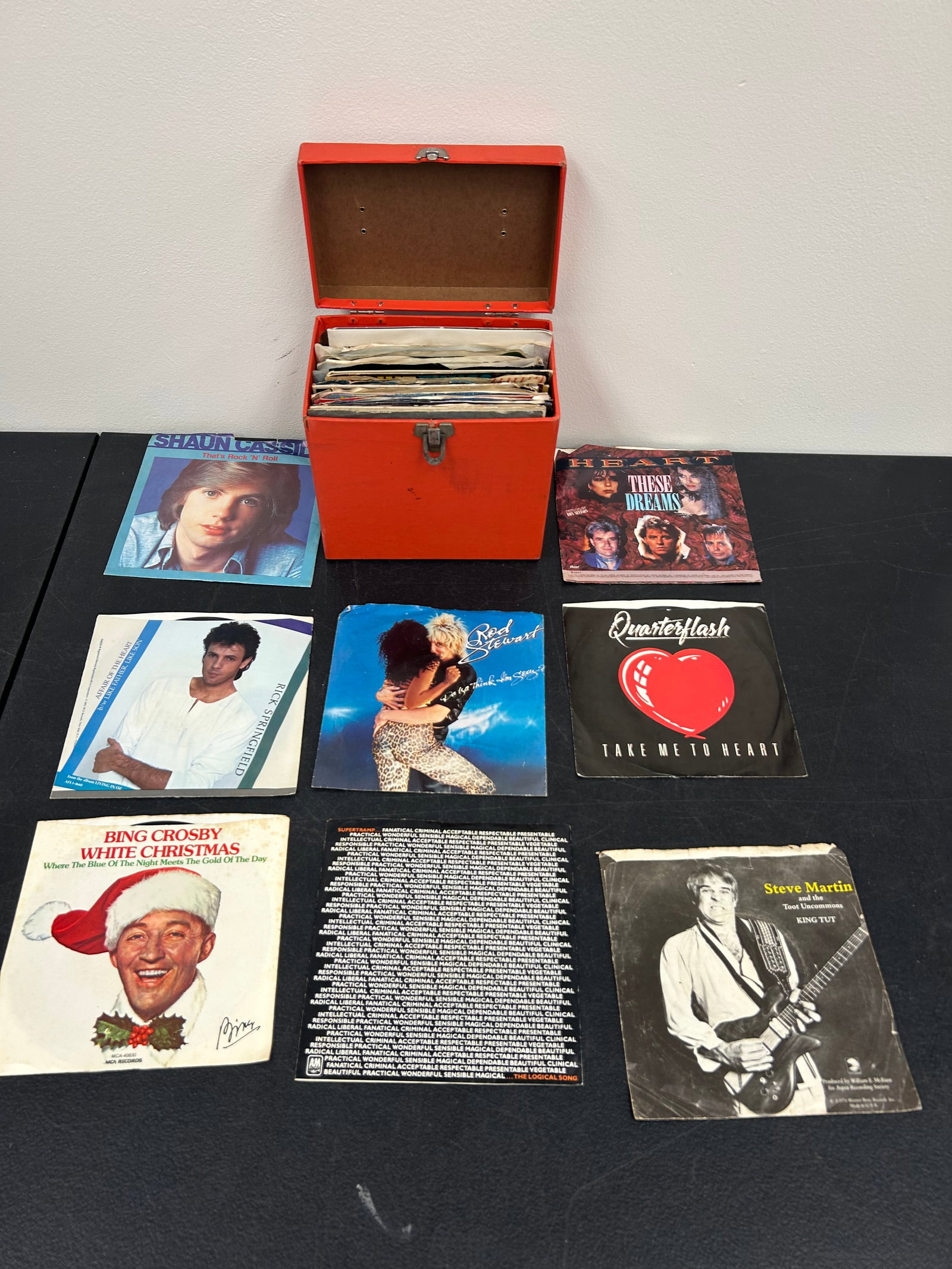 Vintage 45 Records w/Original Sleeves (1 of 4)