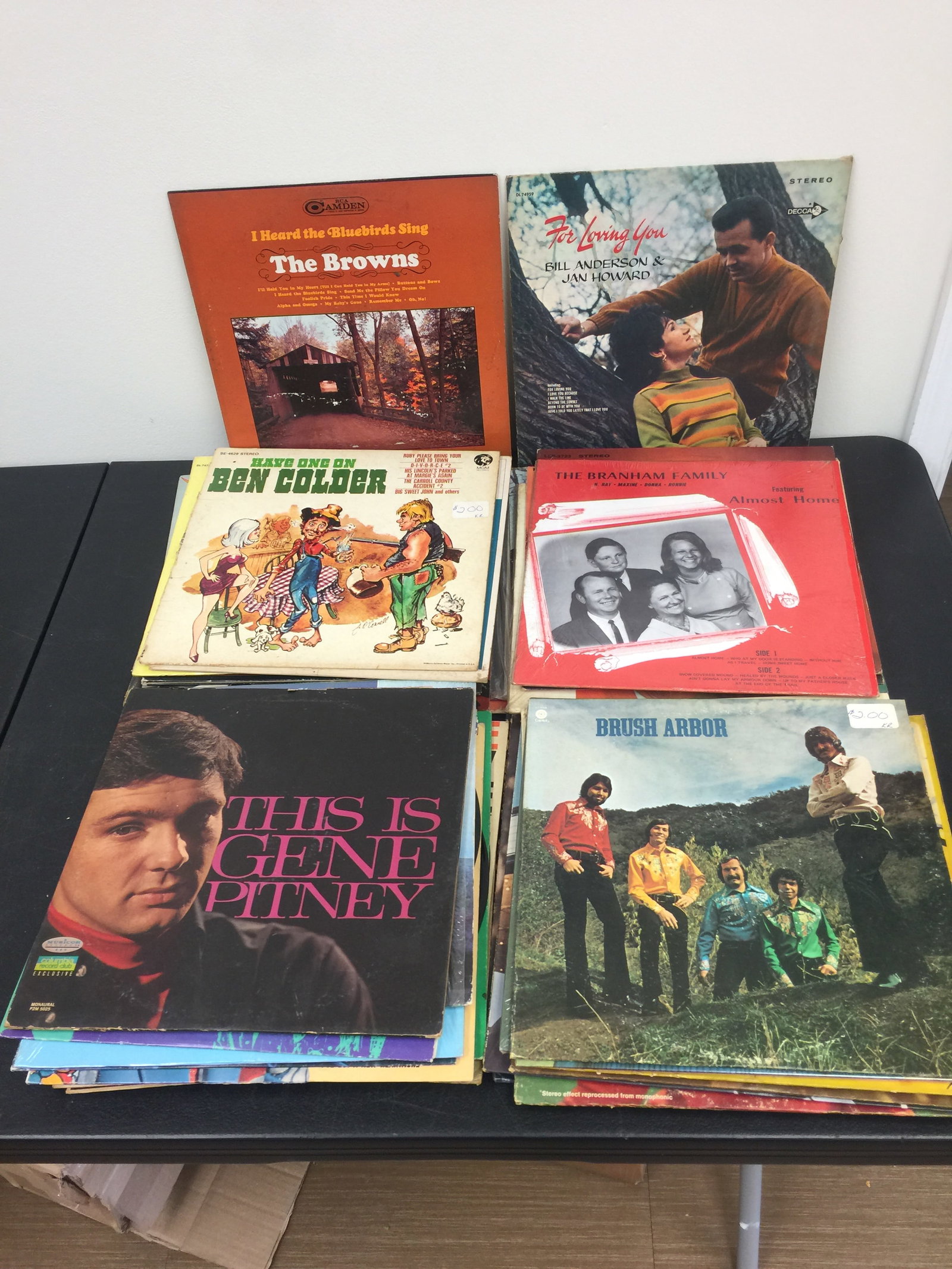 Vintage Country Albums: appx. 50 total, includes multiple Loretta Lynn, Hank Williams and more