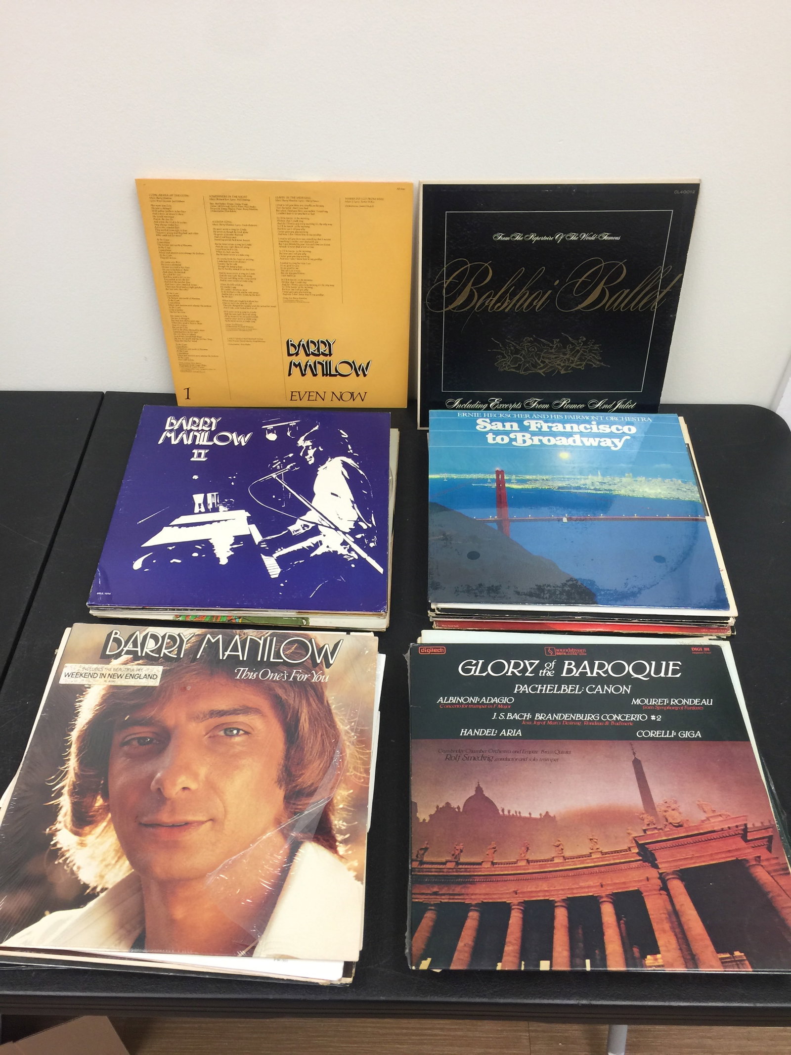 Vintage Albums: appx. 42 total, includes Barry Manilow, Godfather, Broadway and more